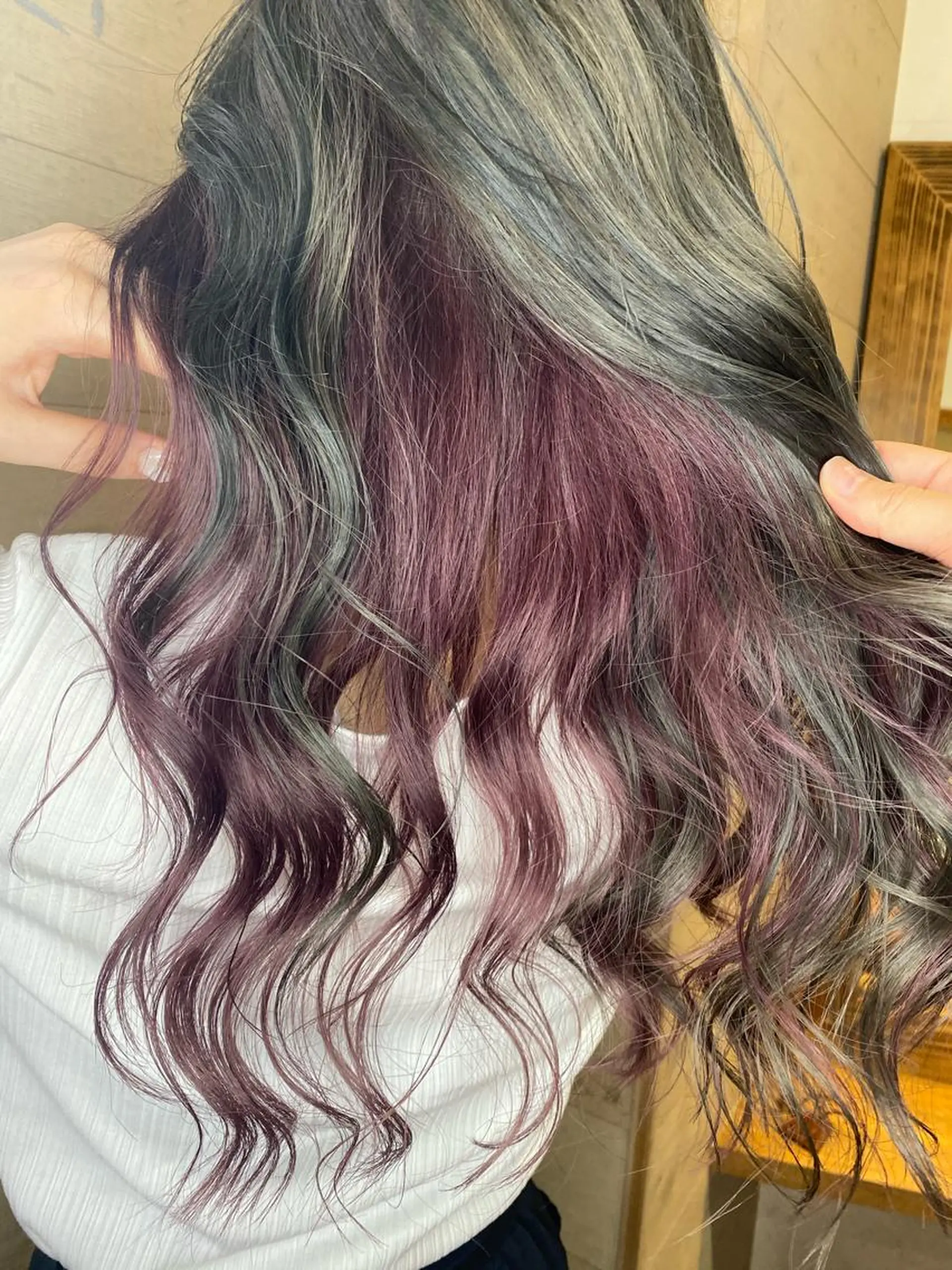 ロング カラー 髪質改善×矯正🫧 韓国ヘアasamiのヘアスタイル