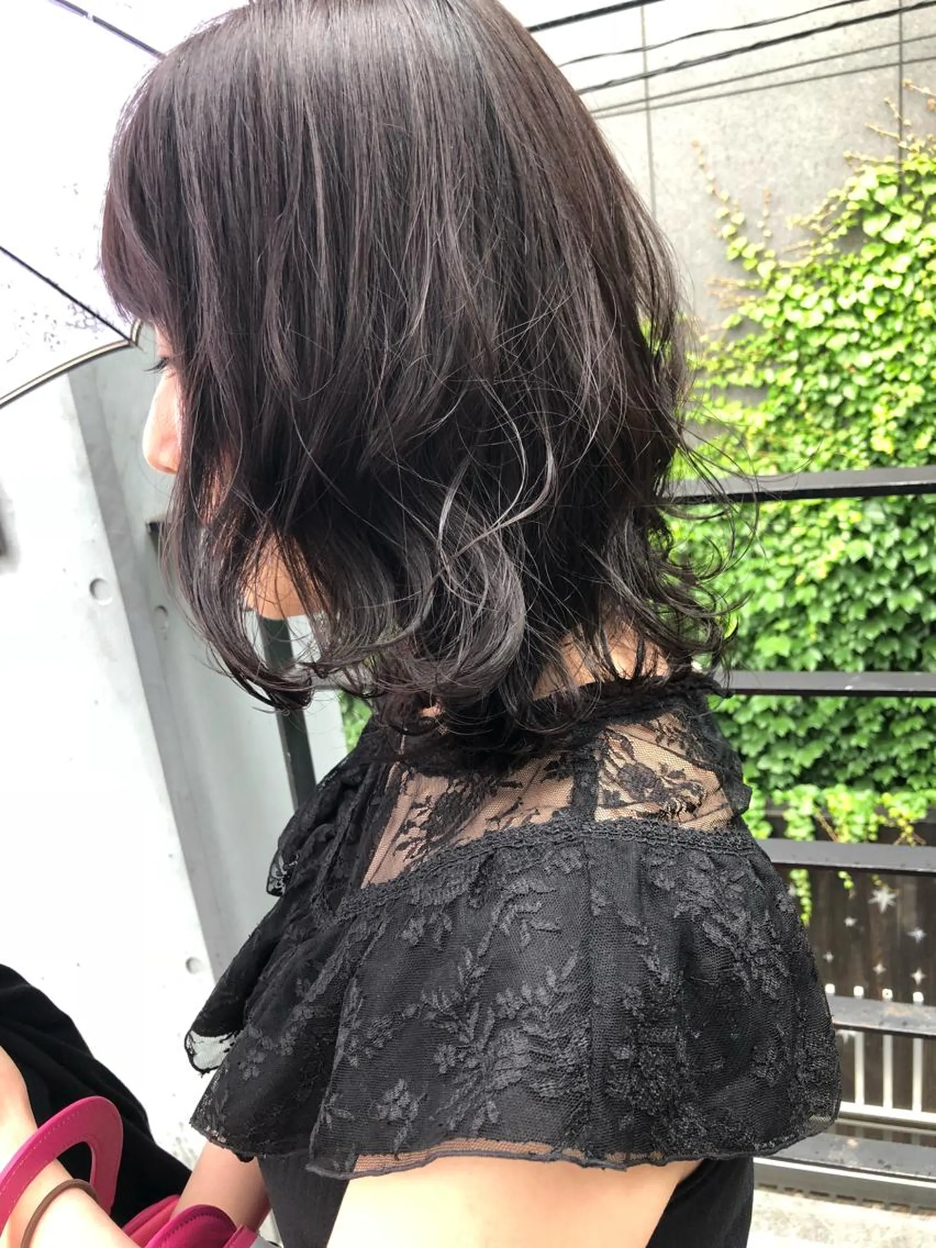 ミディアム カラー パープルカラー THE DAY所属・AKI HASHIMOTOのヘアスタイル