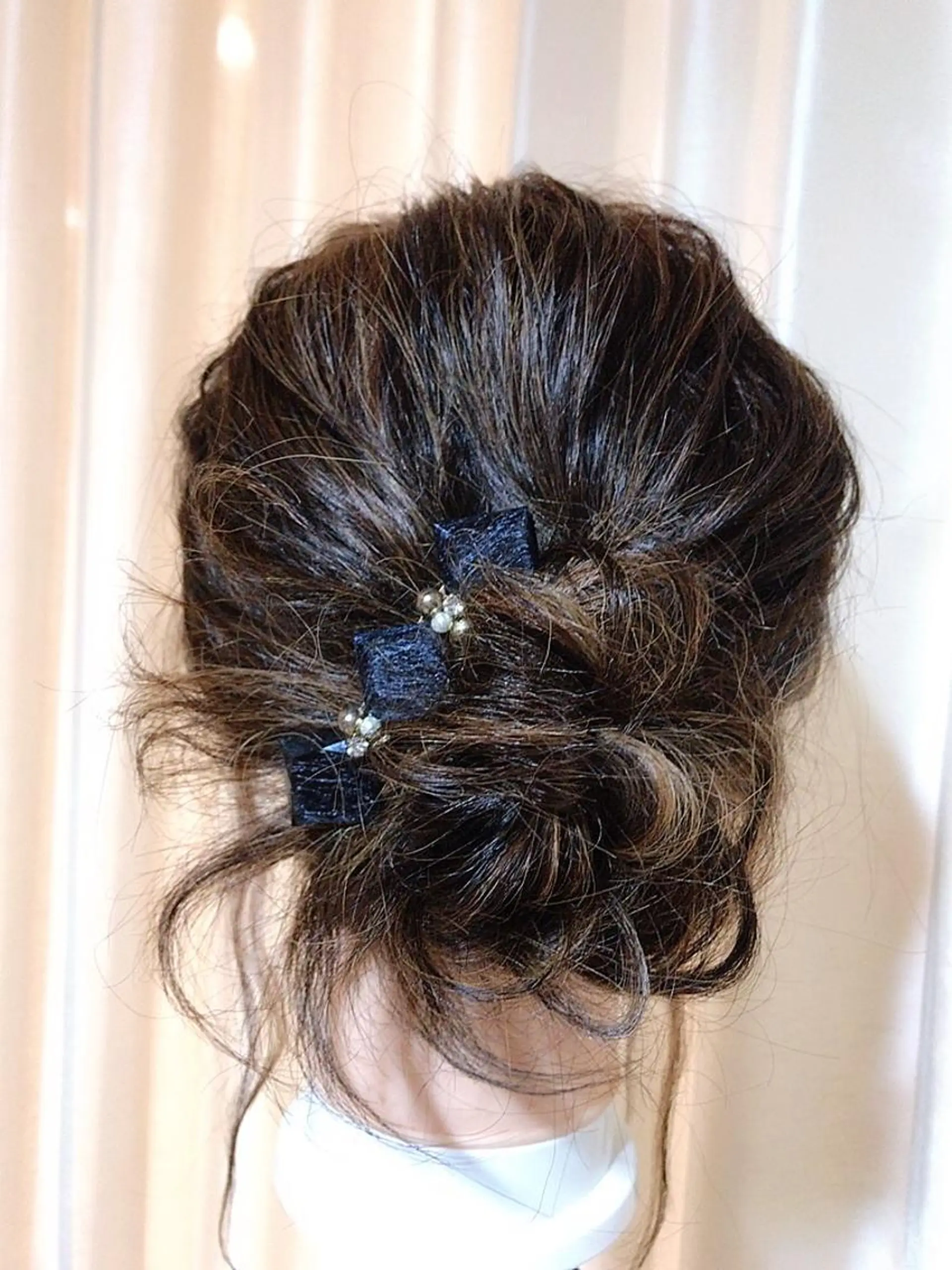 ミディアム 宮原 佳苗のヘアスタイル