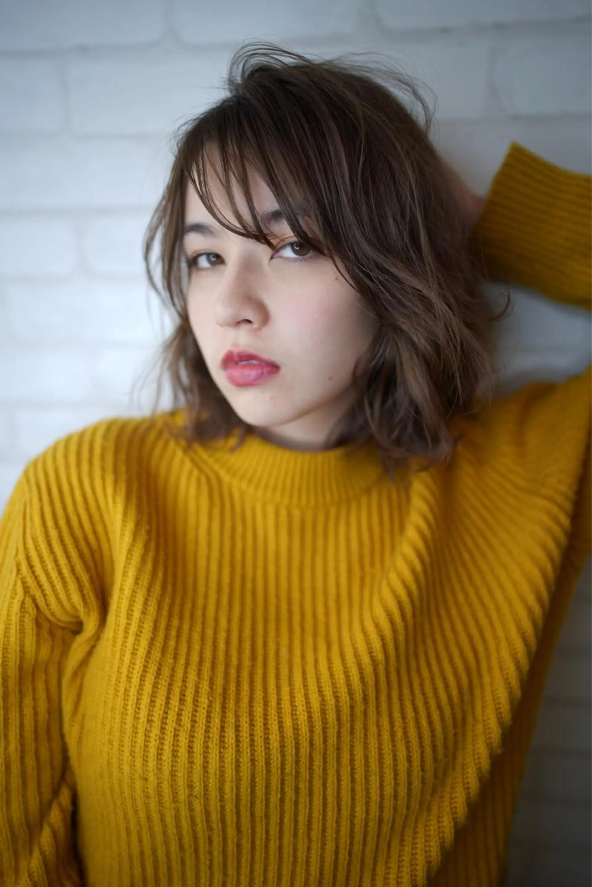 ミディアム カラー パーマ ヘアアレンジ メンズ キッズ ネイル マツエク・マツパ ヘアカラー トリートメント premier modelsのヘアスタイル