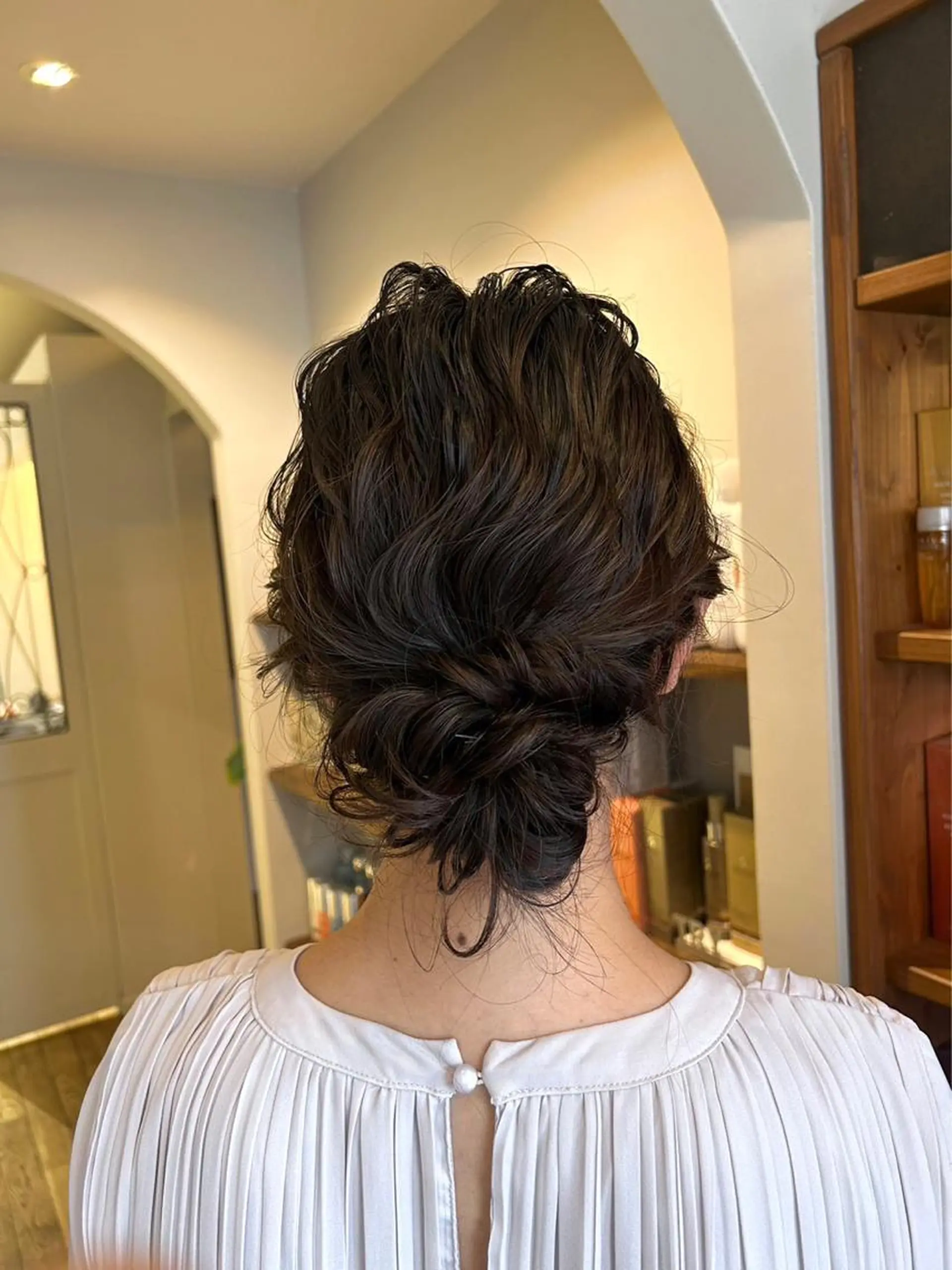 ミディアム ボブ ヘアセット ミルクティー/ SACHIKAのヘアスタイル