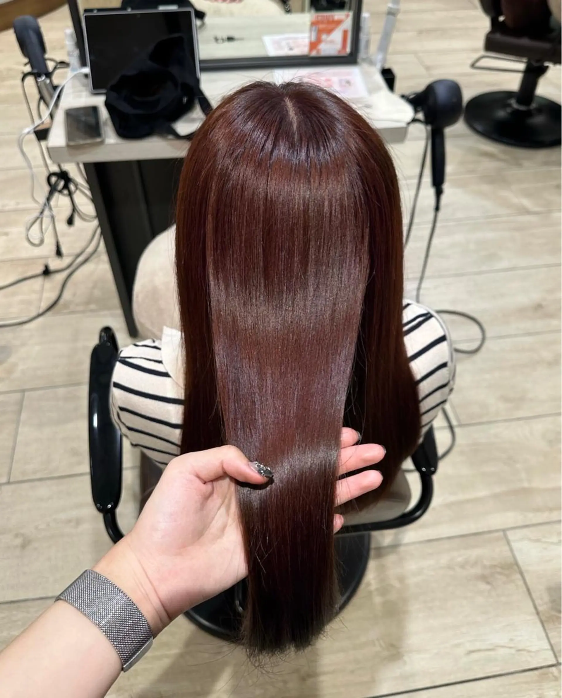 ロング 縮毛矯正 KANA🌀 銀座/カラーリストのヘアスタイル