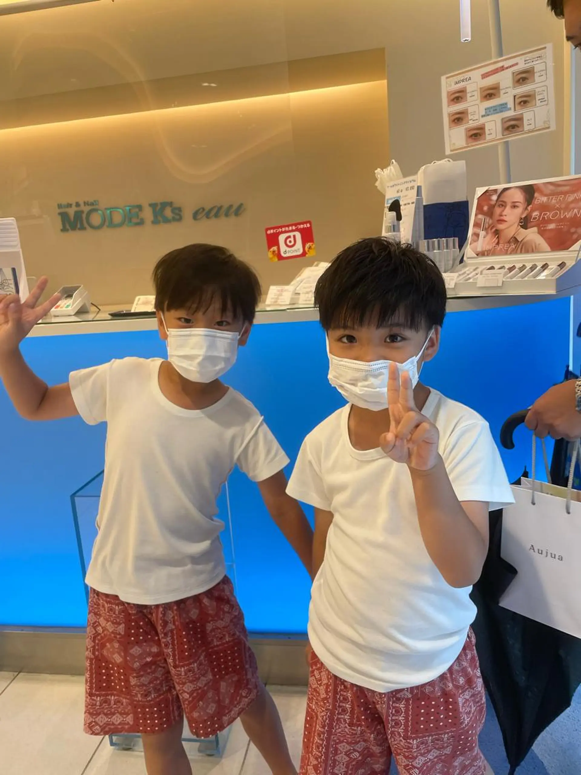 メンズ キッズ MODEks eau 佐藤優志のヘアスタイル