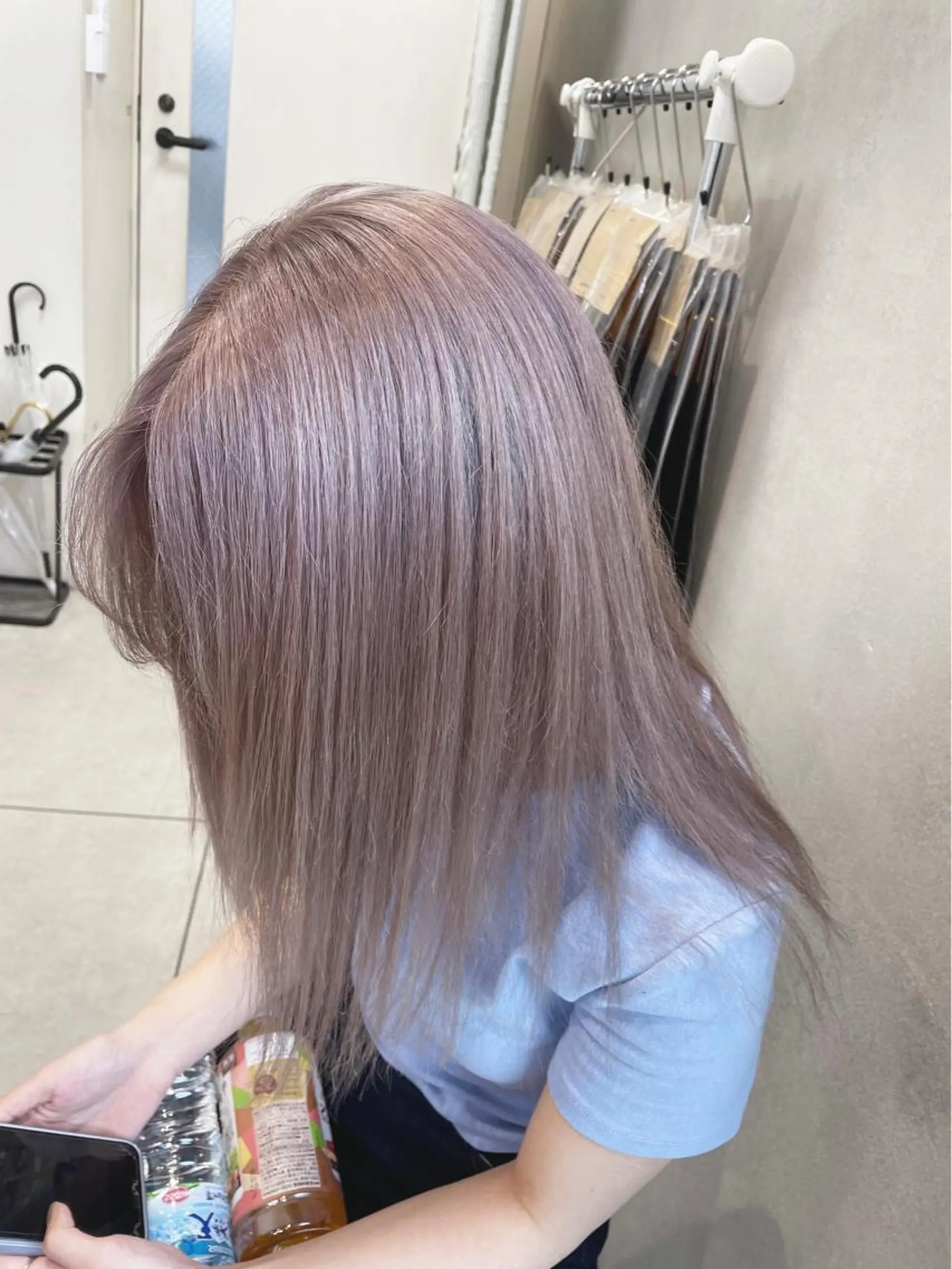 カラー ヘアアレンジ エフェクトブリーチ 神戸 三宮 麟太郎のヘアスタイル