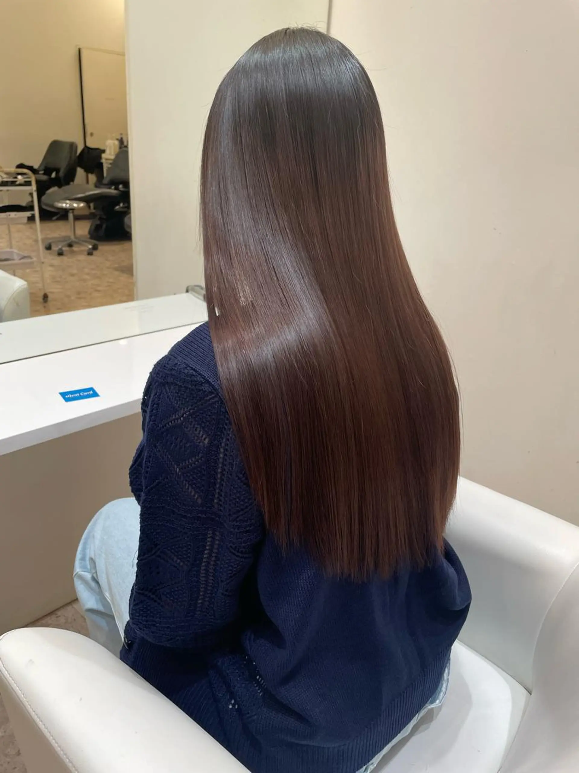 ロング カット 縮毛矯正 店長/藤原 季矢のヘアスタイル