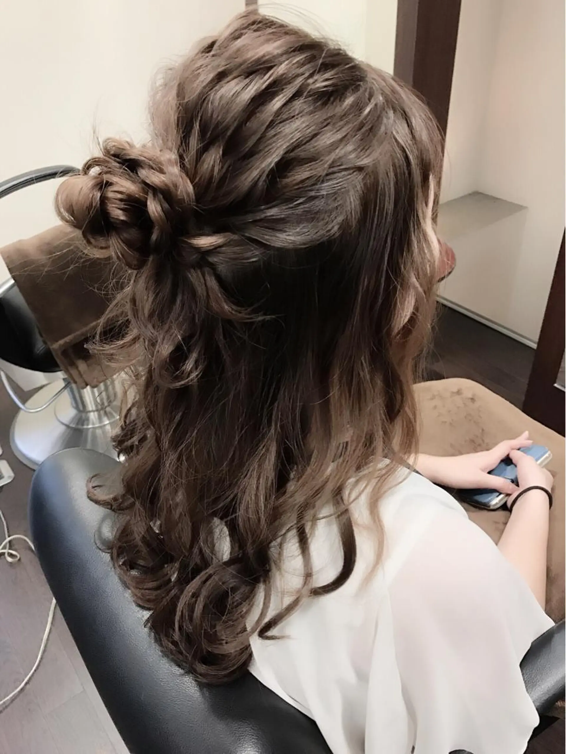 セミロング ロング ヘアアレンジ 沢田 瞳のヘアスタイル