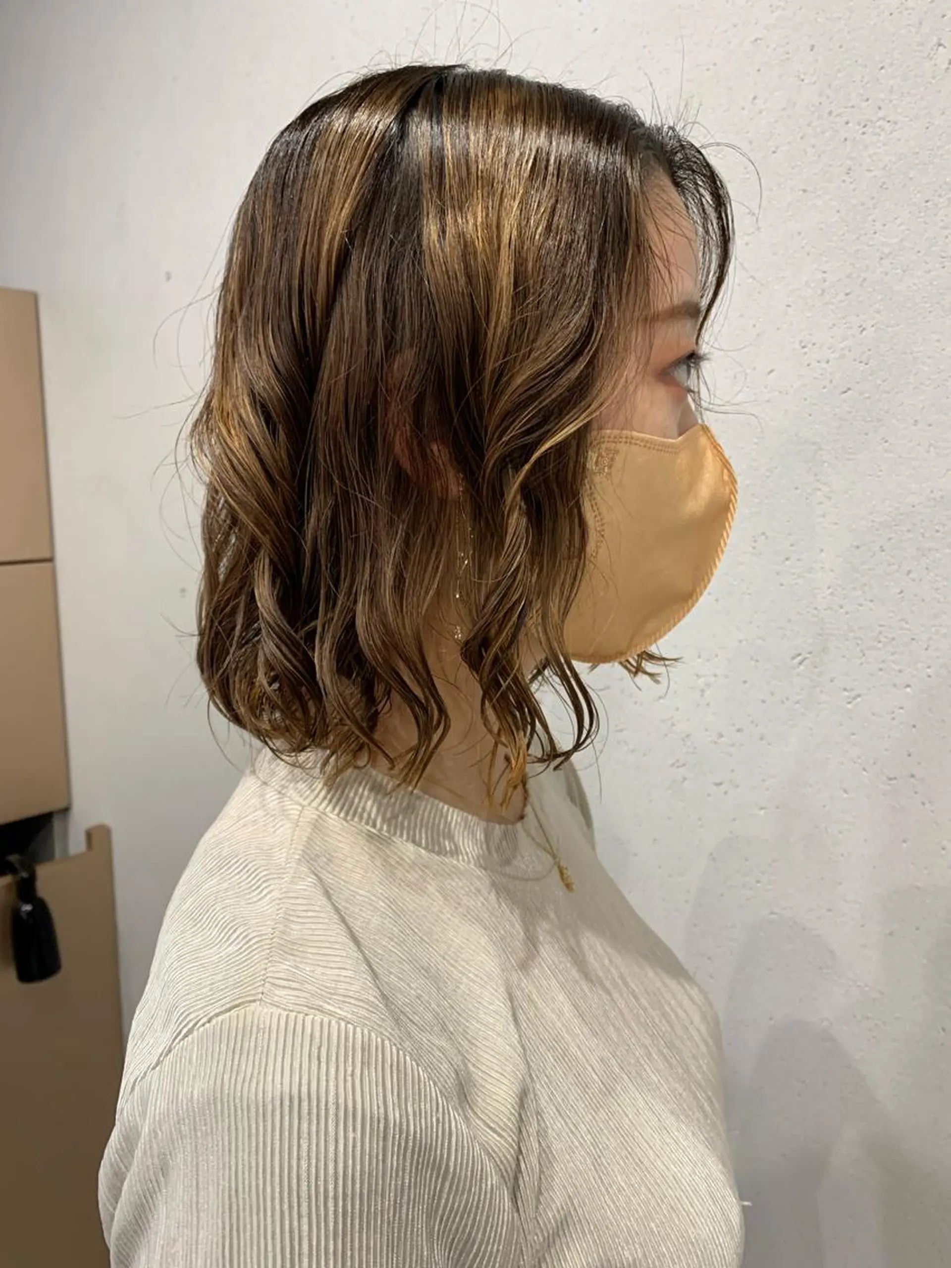パーマ ボブパーマコテ巻き風 パーマNo1深江秀平のヘアスタイル