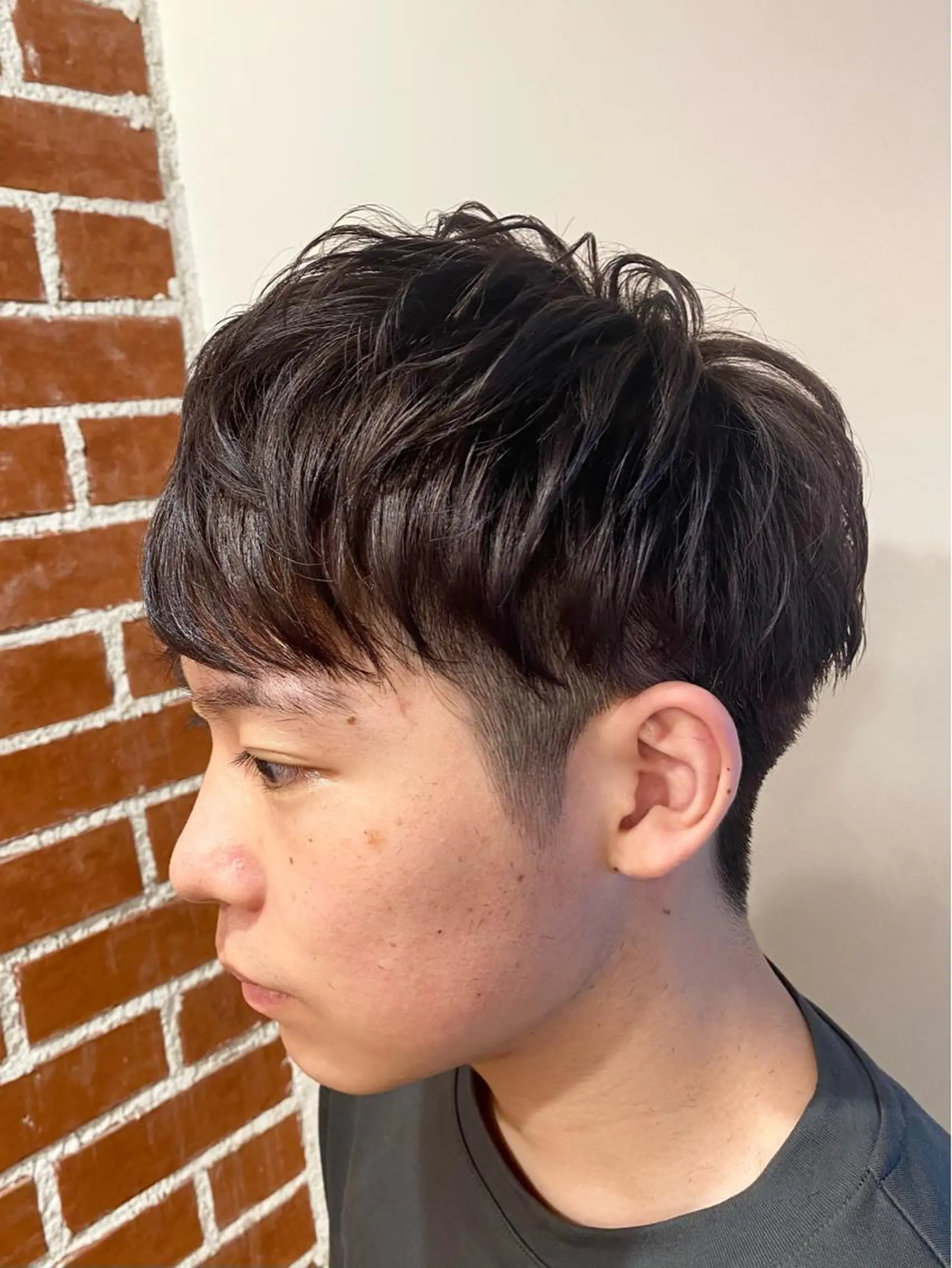 ミディアム メンズ マッシュ 刈り上げ カット 🌾内山 龍介🌾のヘアスタイル