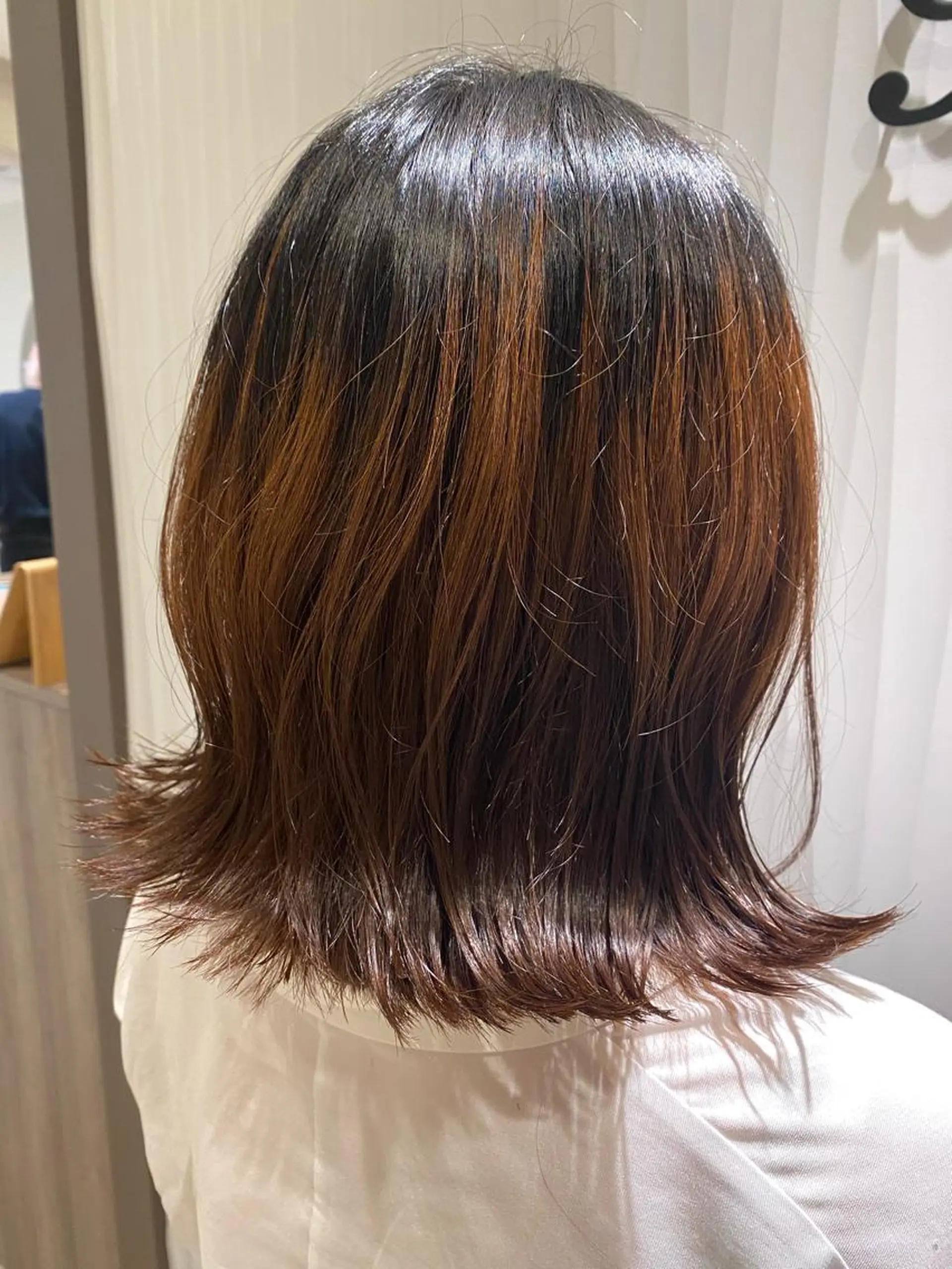 ミディアム 外ハネヘア 大倉 未波のヘアスタイル