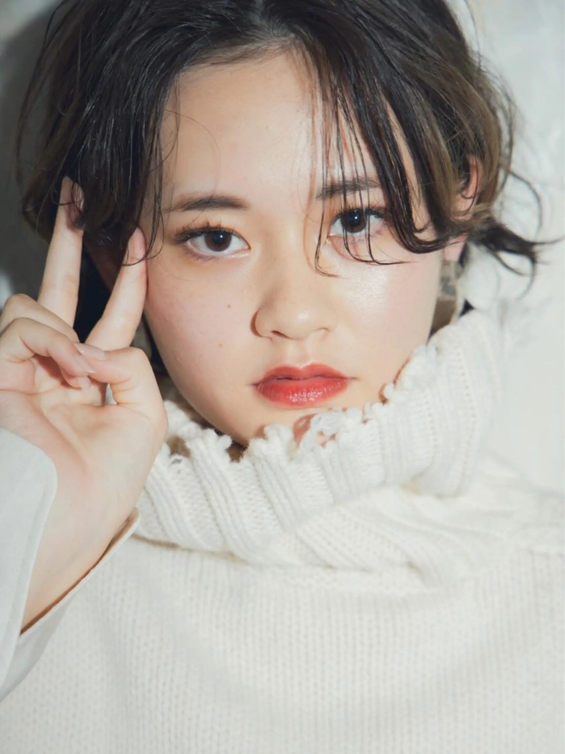 マツエク・マツパ 梅田ハイトーン チダ ヒナノのヘアスタイル