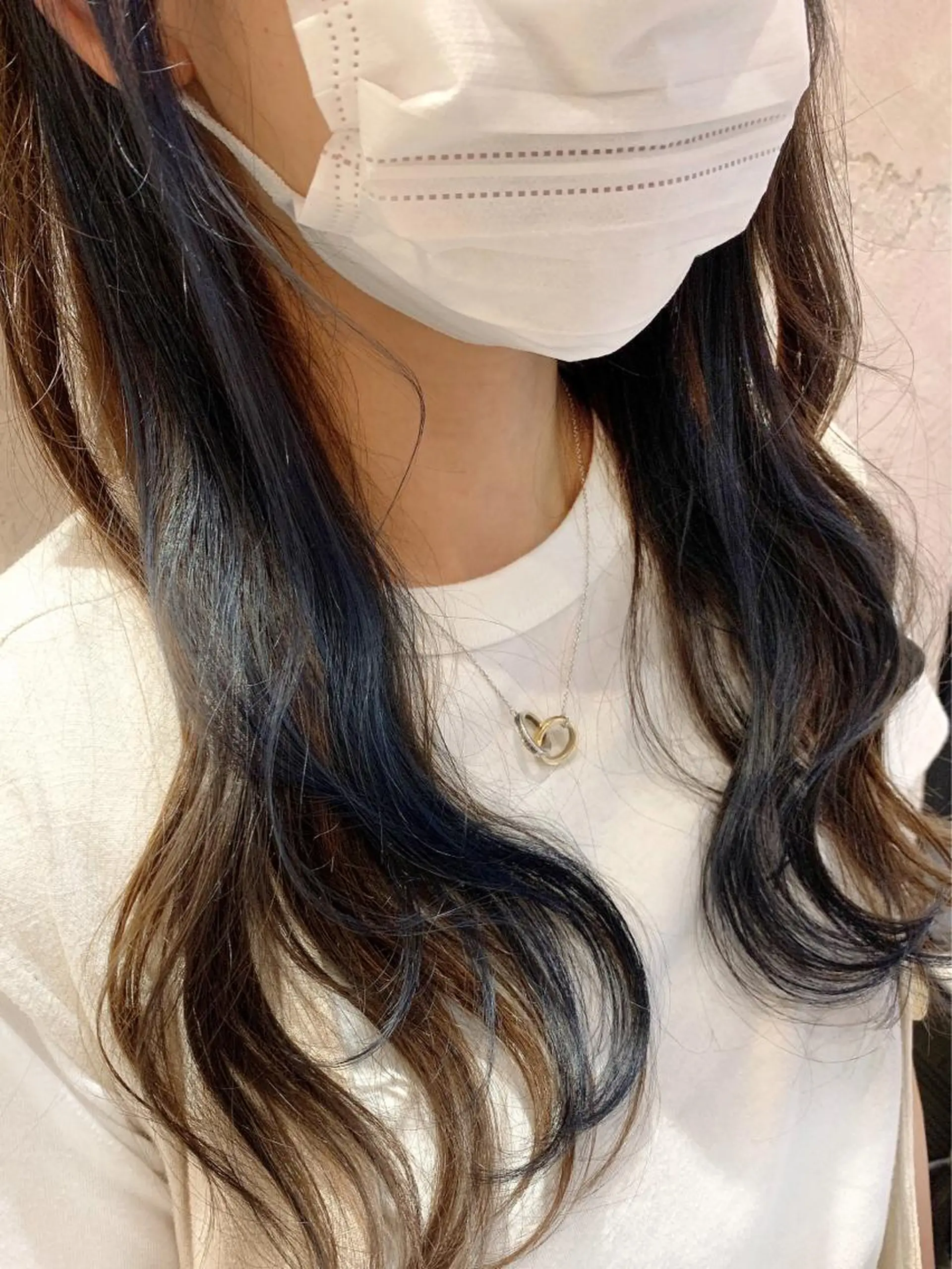 セミロング カラー カット ヘアカラー トリートメント レイヤーカット/ 顔周り 五島巨幹のヘアスタイル