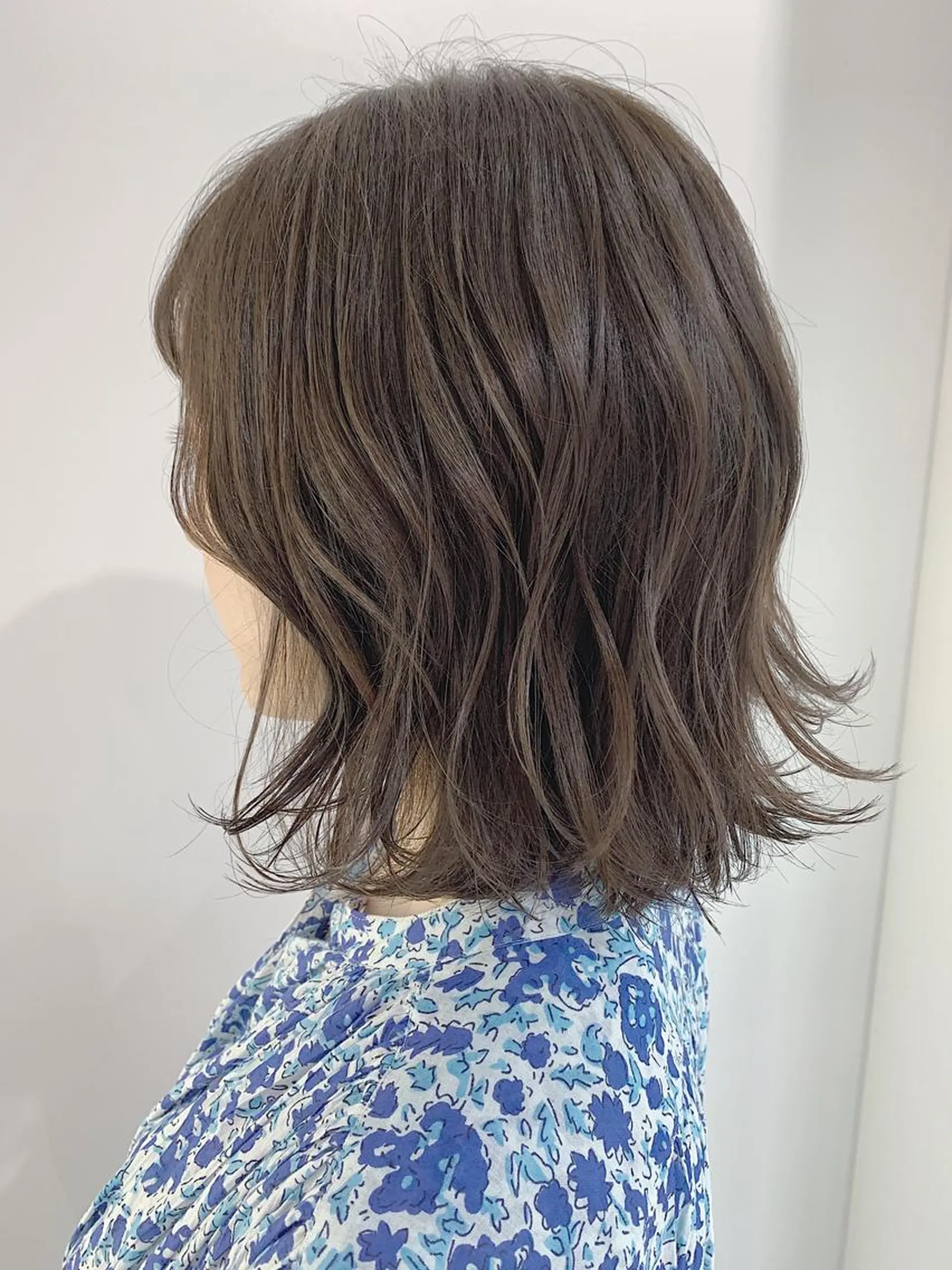 ミディアム カラー ヘアアレンジ ミディアムパーマ アディクシーカラー ベージュカラー グレージュ ハイライトカラー ヘアカラー トリートメント ヘッドスパ ヘアセット レイヤーカット/艶髪 🎀笠原 優花🎀のヘアスタイル