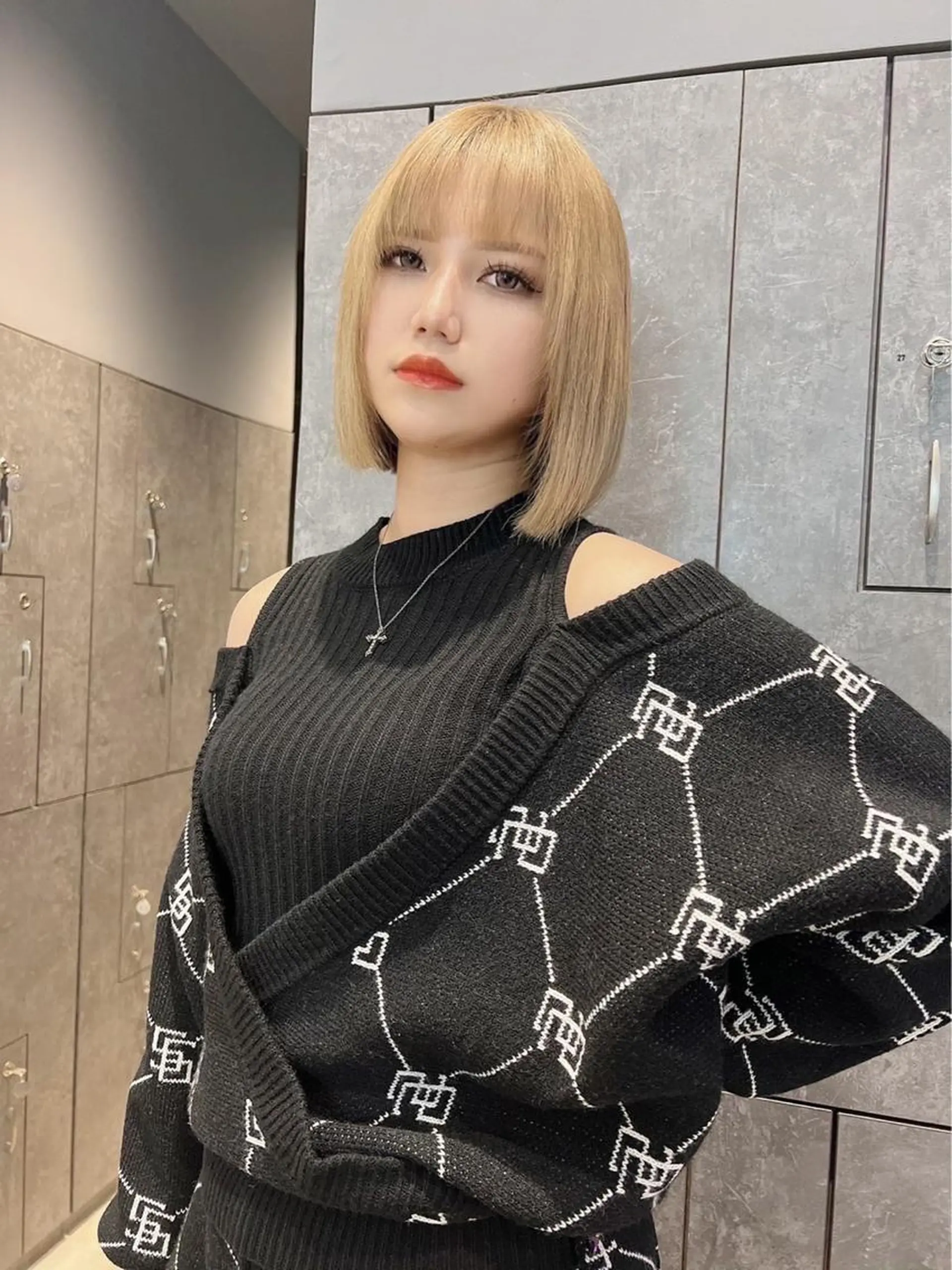 ショート 銀座/韓国/ワンホン 🤍艶髪🖤nahoのヘアスタイル