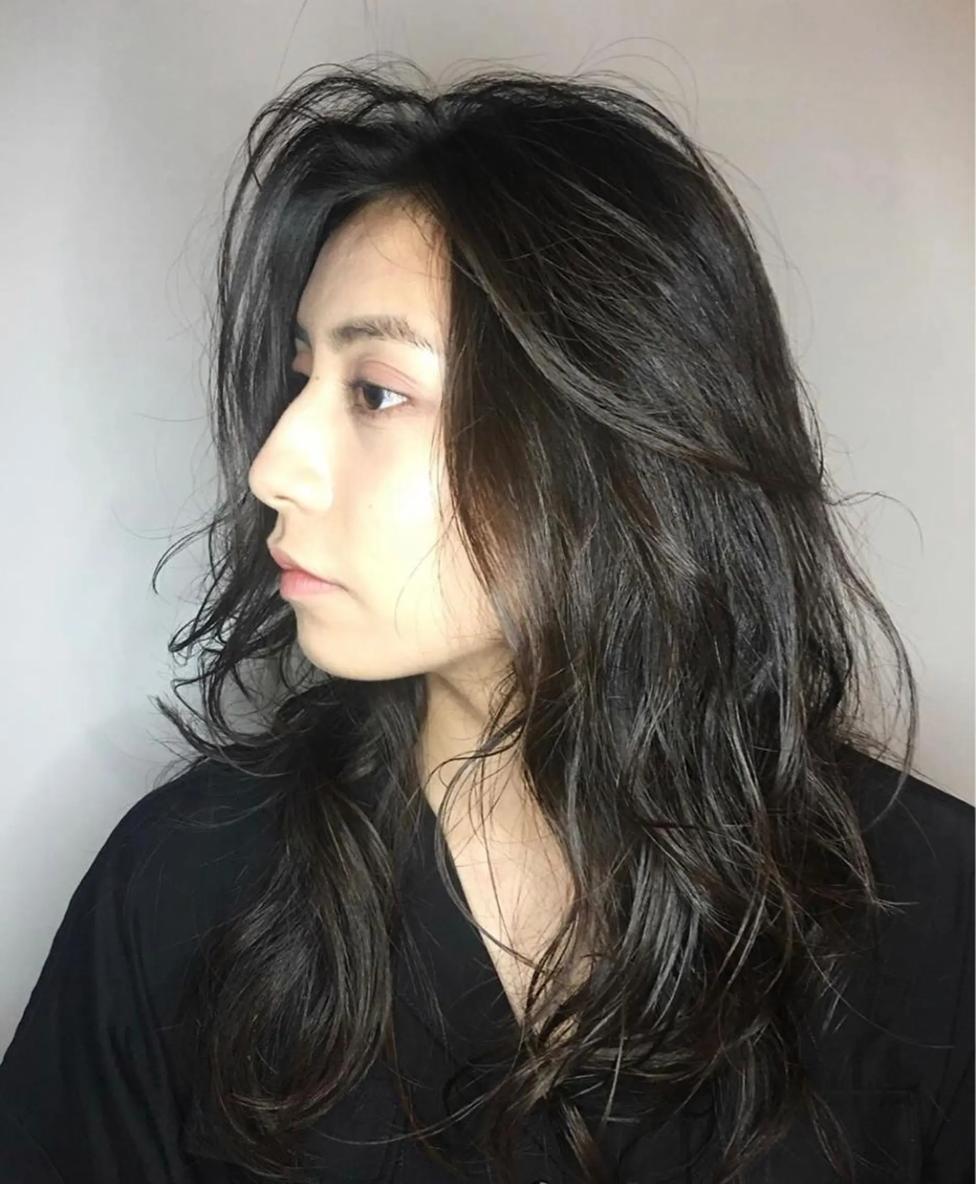 ロング SHINKA所属・小倉 愛のヘアスタイル