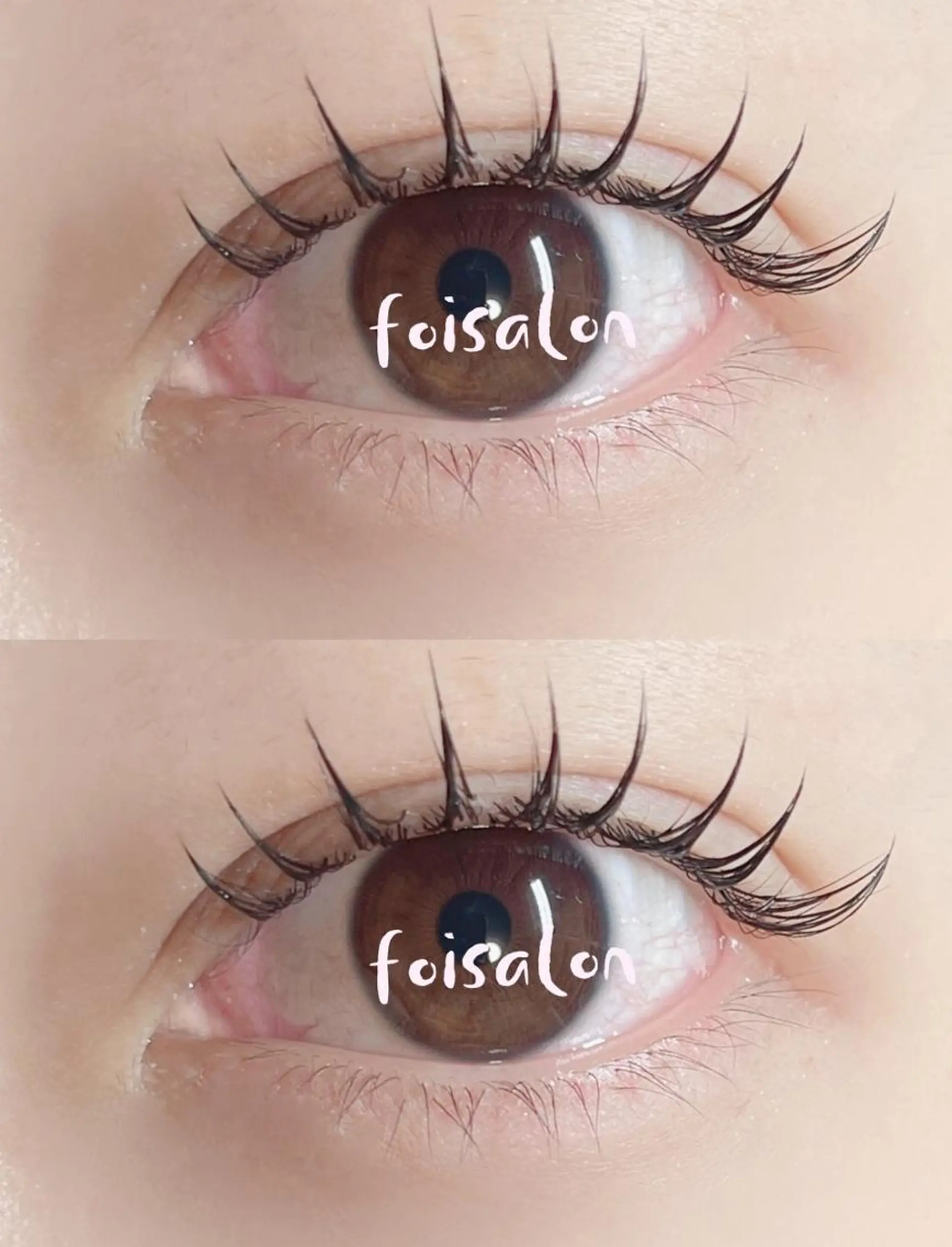 マツエク・マツパ フラットラッシュ パリジェンヌラッシュリフト まつげパーマ 一重×まつ毛パーマ ワンホンマツエク foisalon 新宿西口店のマツエク・マツパデザイン