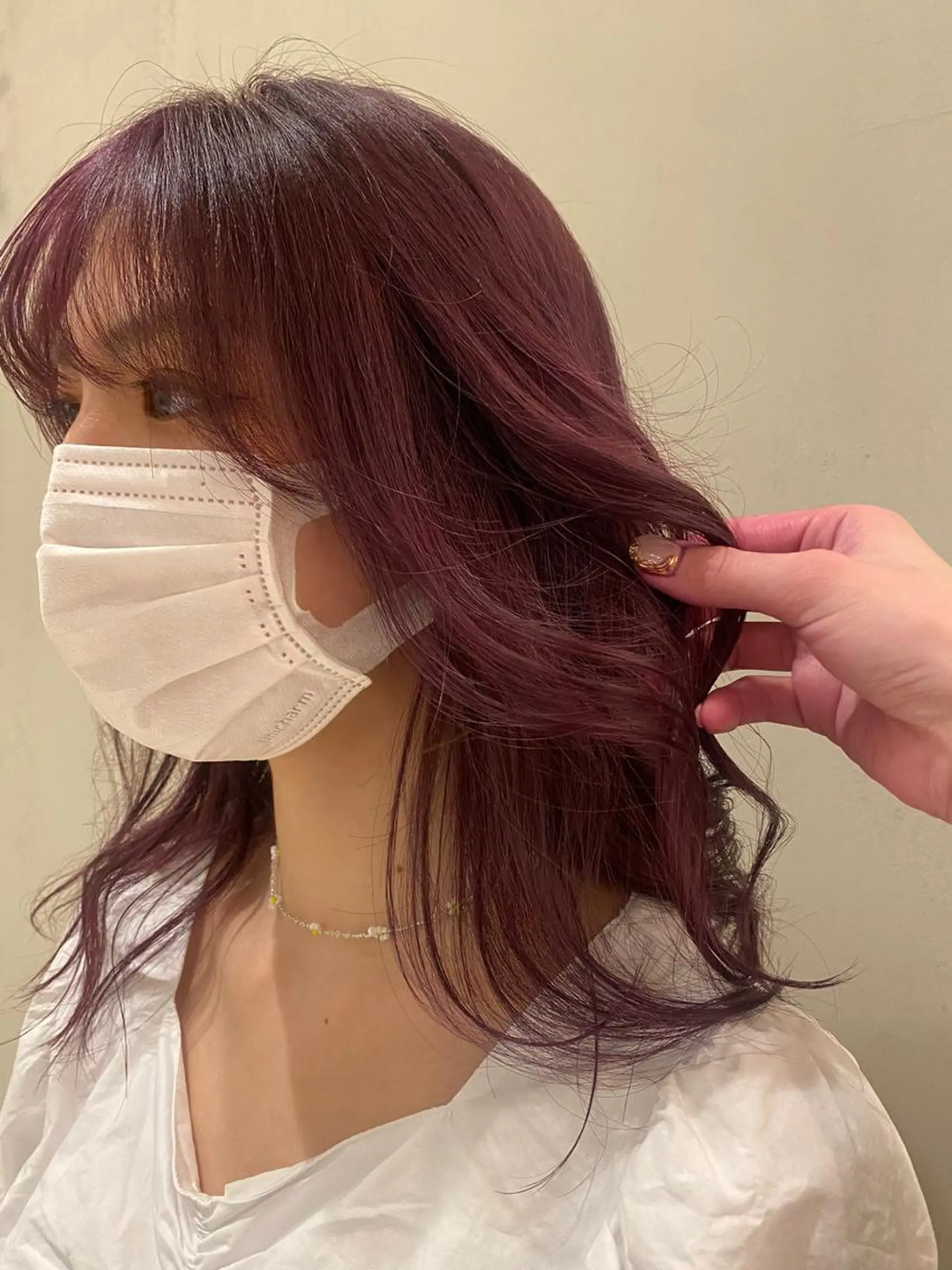 ミディアム カット ヘアカラー トリートメント 🩵Arisa MODE K's🫧のヘアスタイル