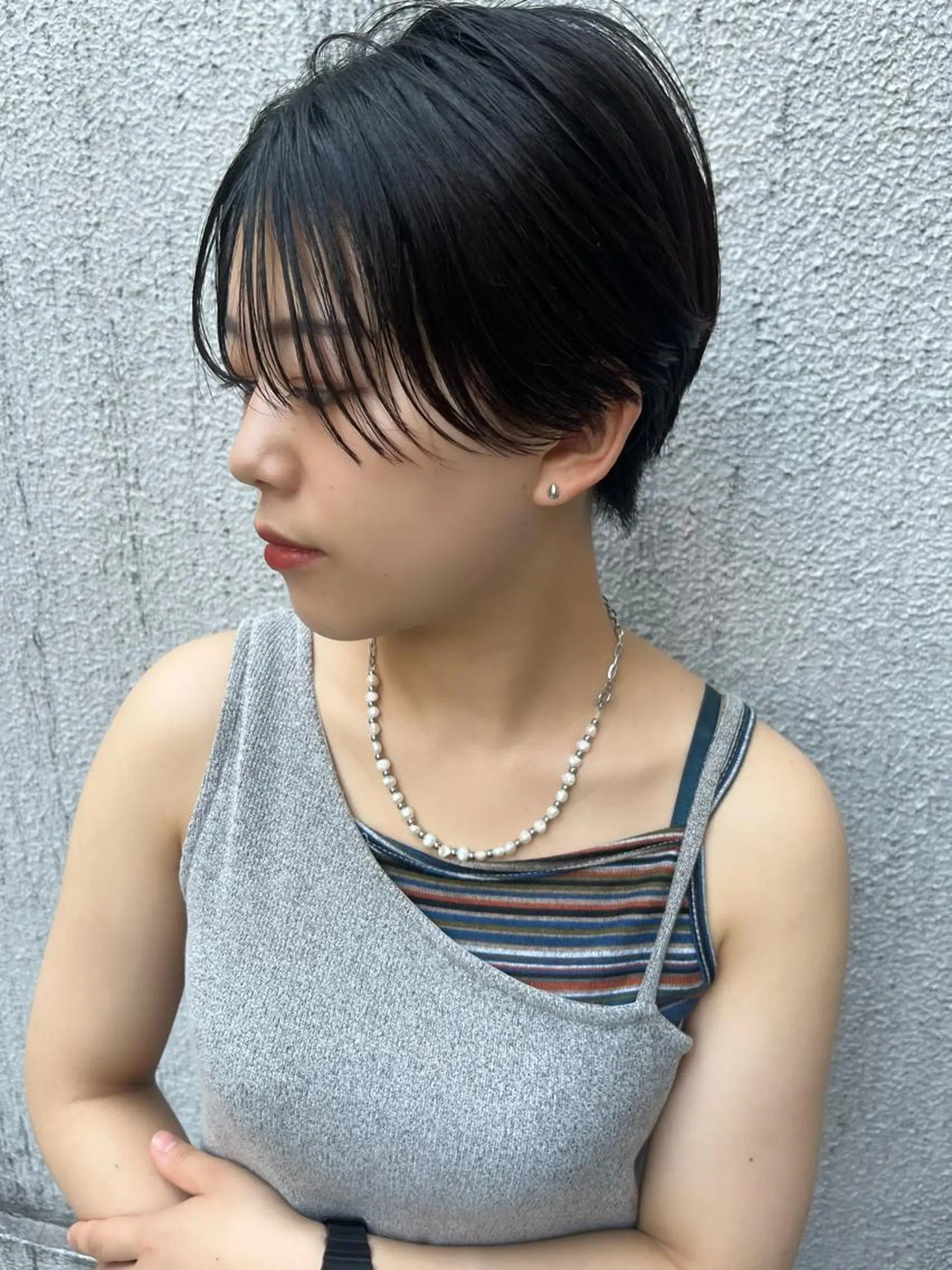 ショート ハンサムショート ショートヘア lounge×morio ikebukuro所属・田畑 優希のヘアスタイル