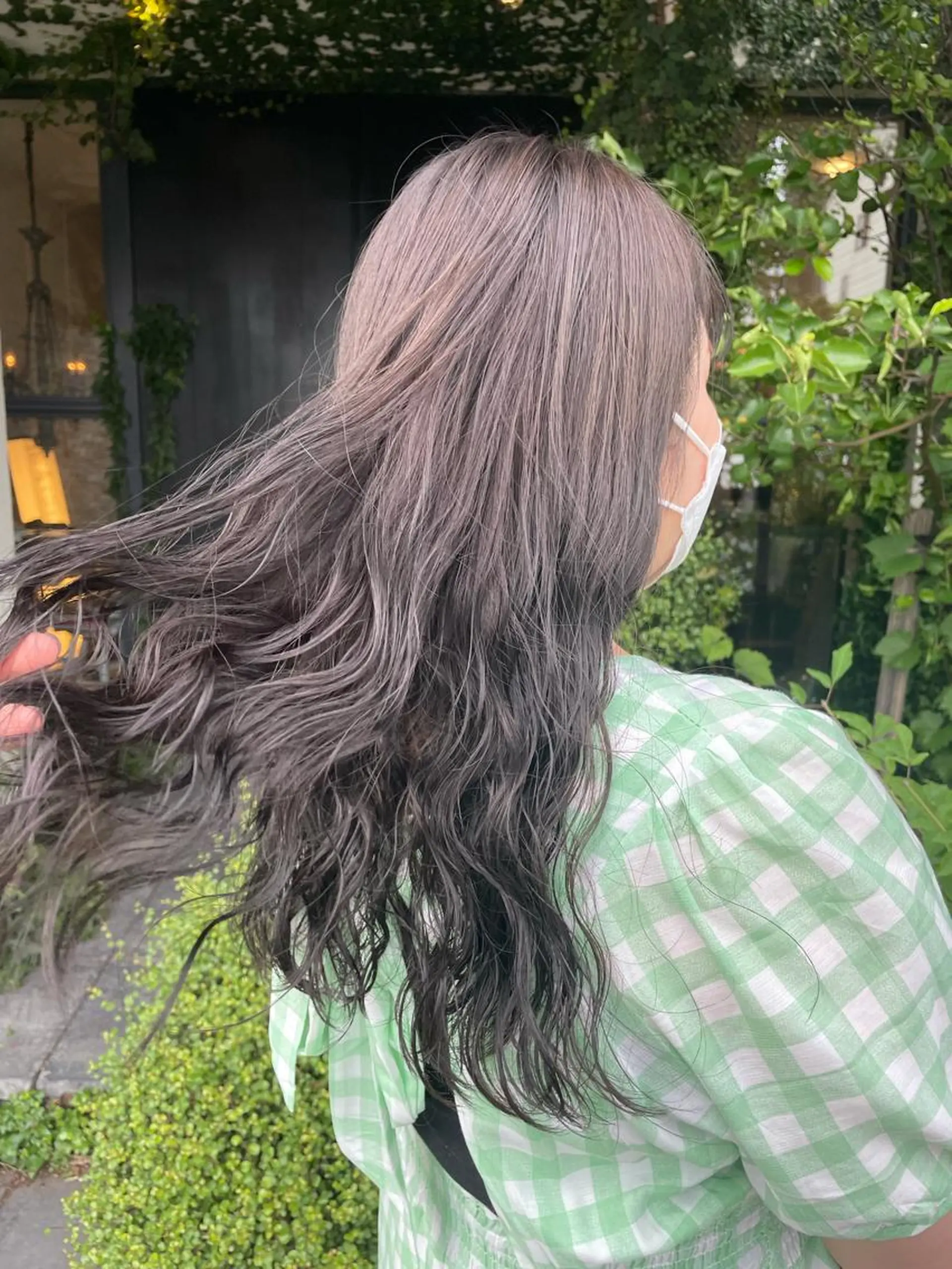 ロング カラー アオキ リノのヘアスタイル