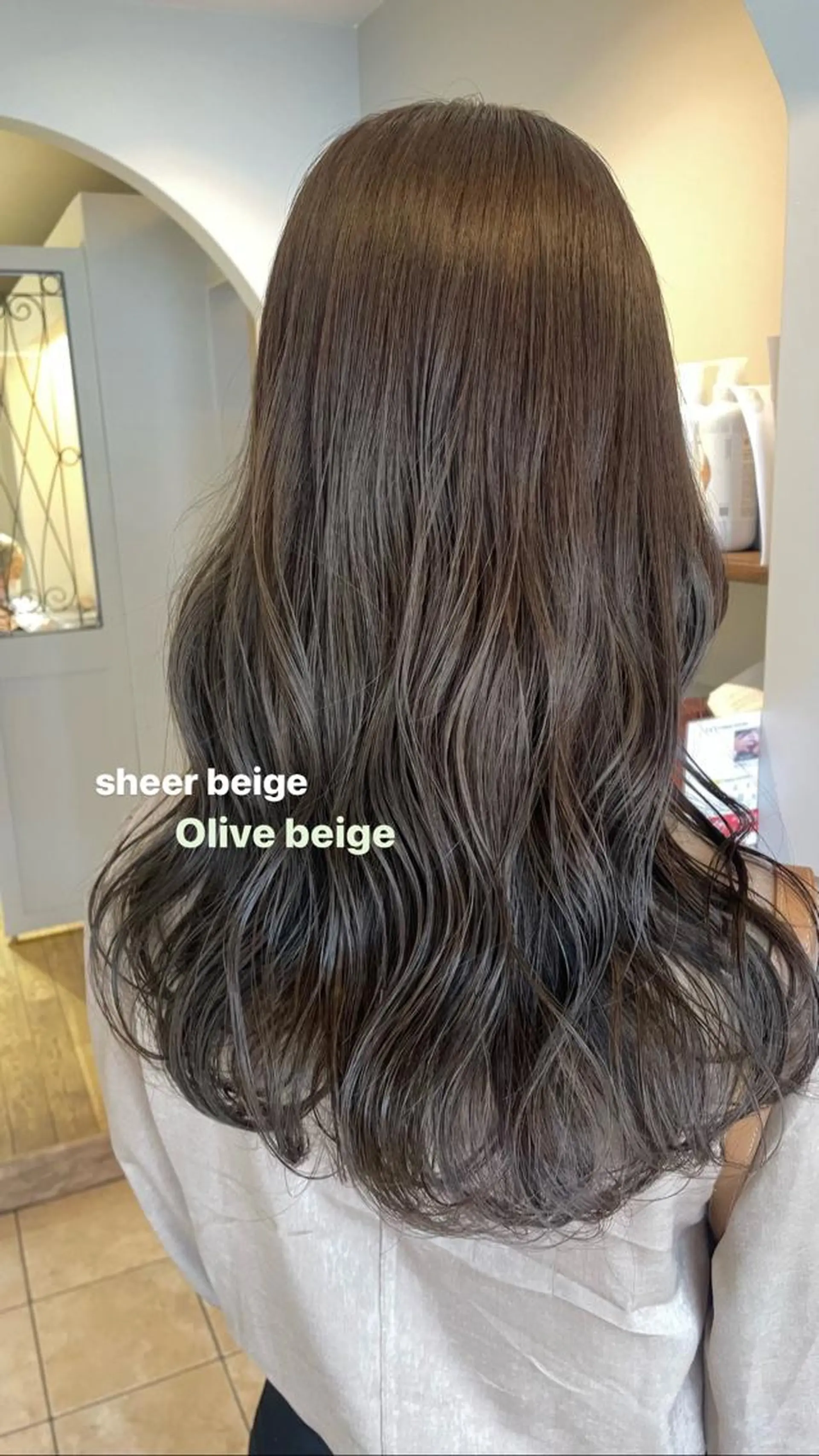 ロング カラー ヘアカラー ミルクティー/ SACHIKAのヘアスタイル