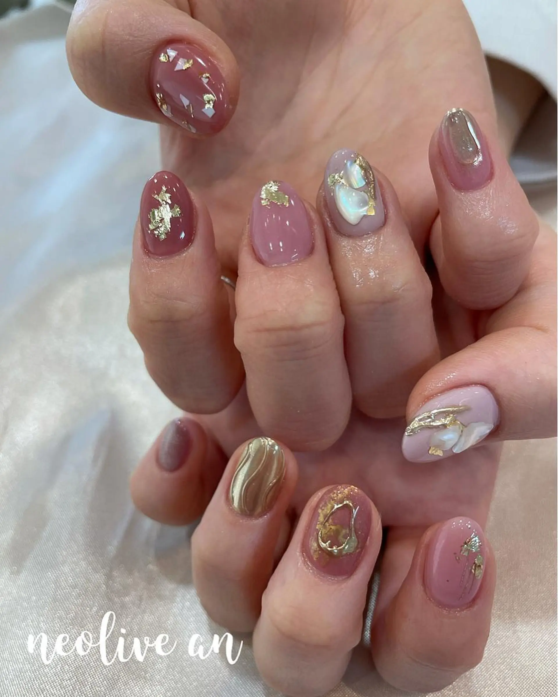 キッズ ネイル 卒業式 feey ⁑erinaのネイルデザイン