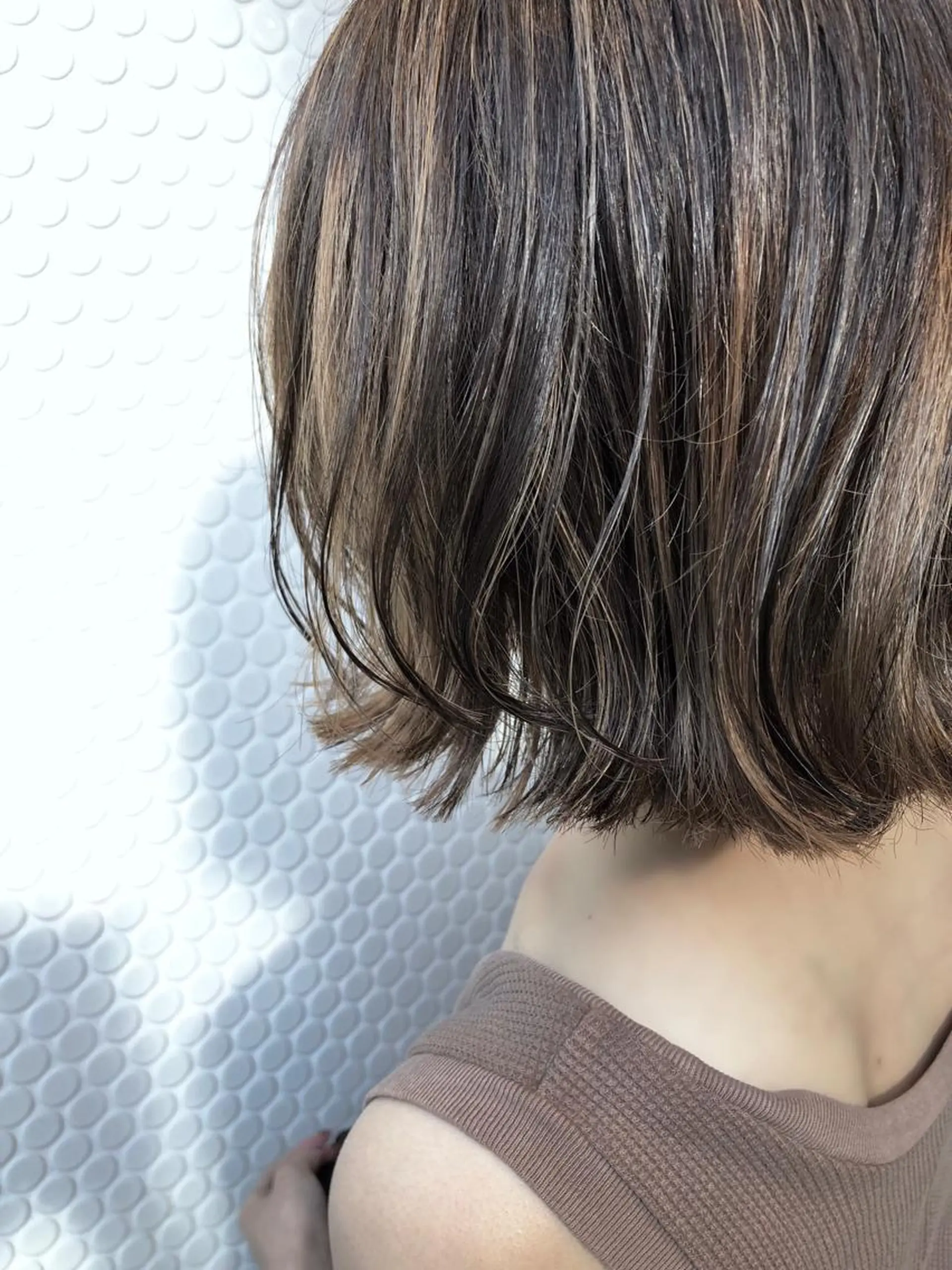 ショート カラー ヘアアレンジ バレイヤージュ グラデーションカラー レイヤーカット ヘアカラー トリートメント Lima  asabu /// 811所属・小松 郁斗のヘアスタイル