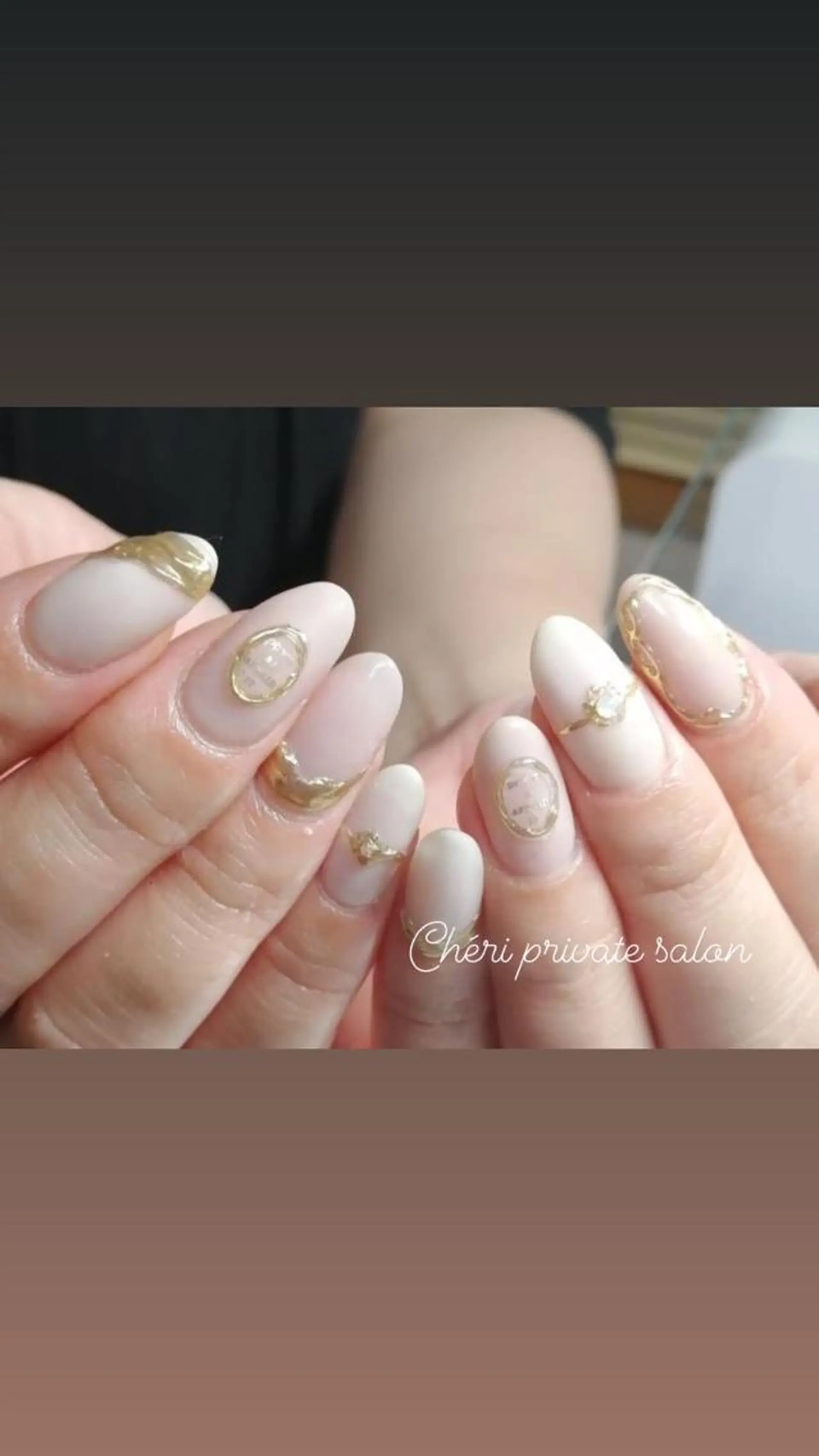 ネイル マットネイル ミラーネイル シンプルネイル Chérinail 爪のお手入れのネイルデザイン