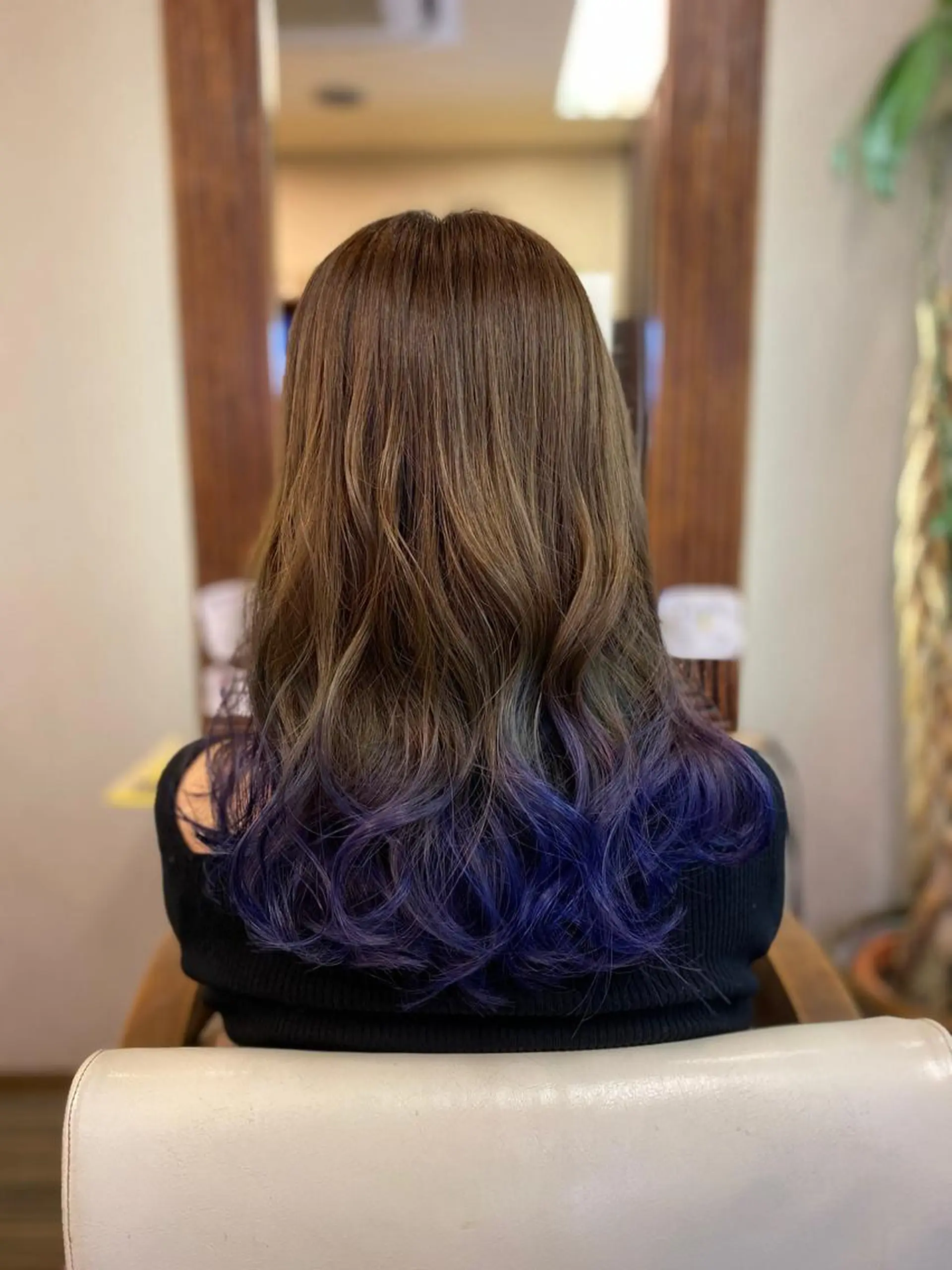 セミロング カラー ヘアアレンジ ヘアカラー トリートメント 加藤 瑠美のヘアスタイル