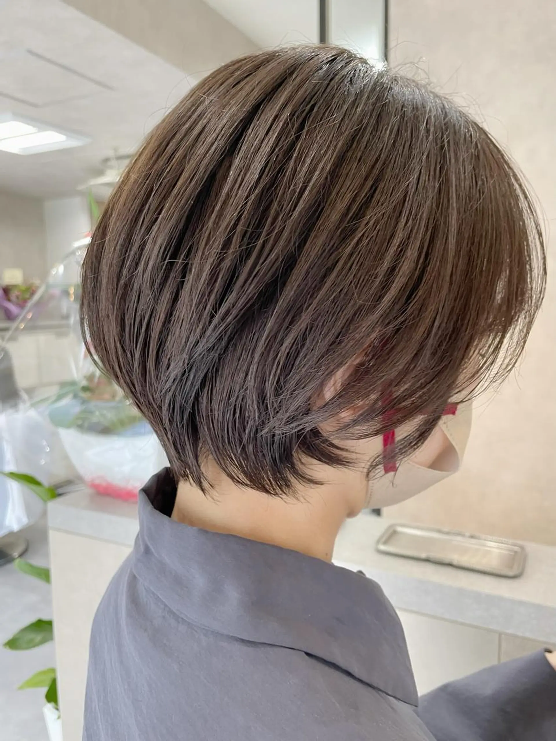 ショート 丸みショート ショートヘア 💎韓国カラー Giness坂下巧のヘアスタイル