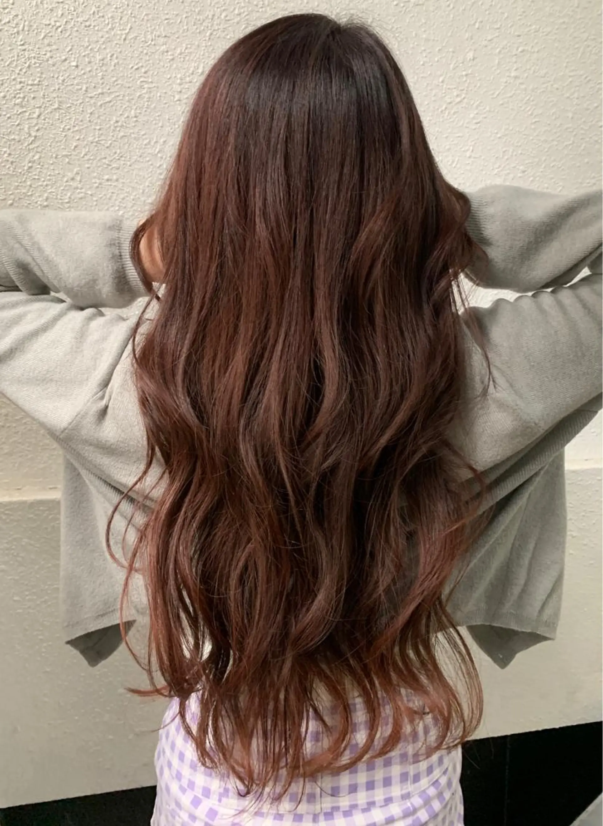 ロング カラー アッシュ バレイヤージュ ブリーチ デザインカラー グレージュ カット ヘアカラー 京都大人女性ショート 徒歩1分/秋山のヘアスタイル