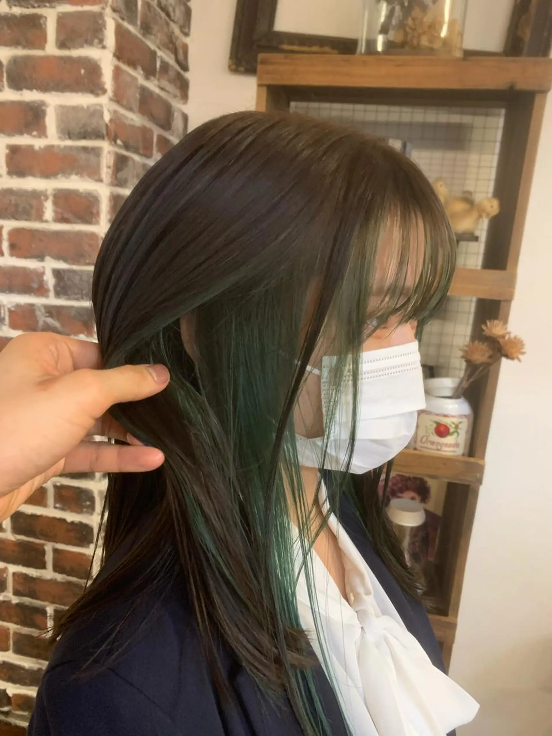 カラー グレージュ オリーブグレージュ オリーブグレー Joh/メンズカット /レイヤー/ブリーチのヘアスタイル