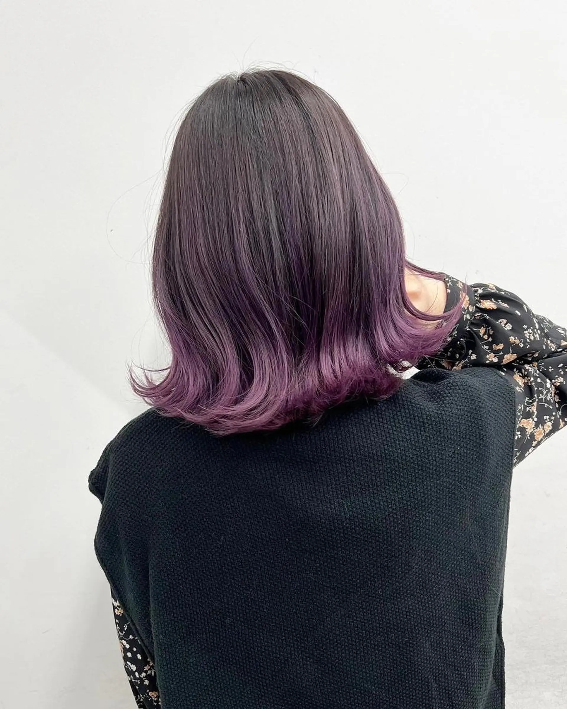 ロング ハイライト 髪質改善 レイヤーカット 縮毛矯正 トリートメント 【公式】amble luxe池袋東口🩷のヘアスタイル