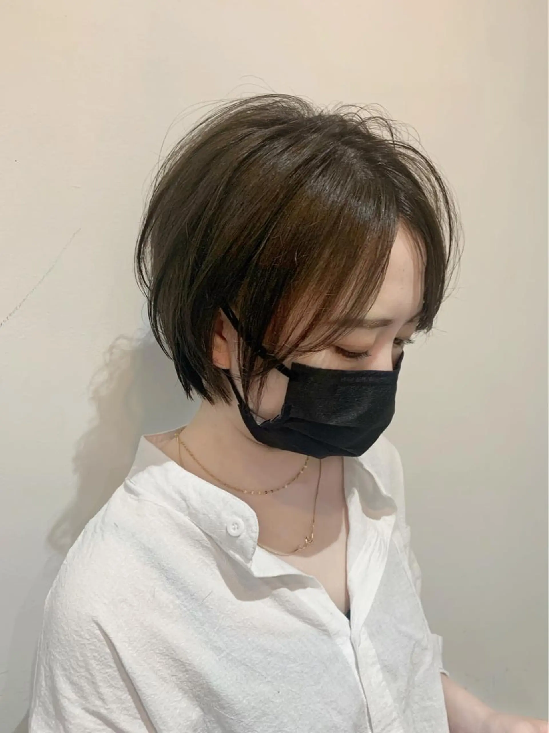 ショート 丸みショート ショートヘア カット ヘアカラー LITTLE _KATOのヘアスタイル