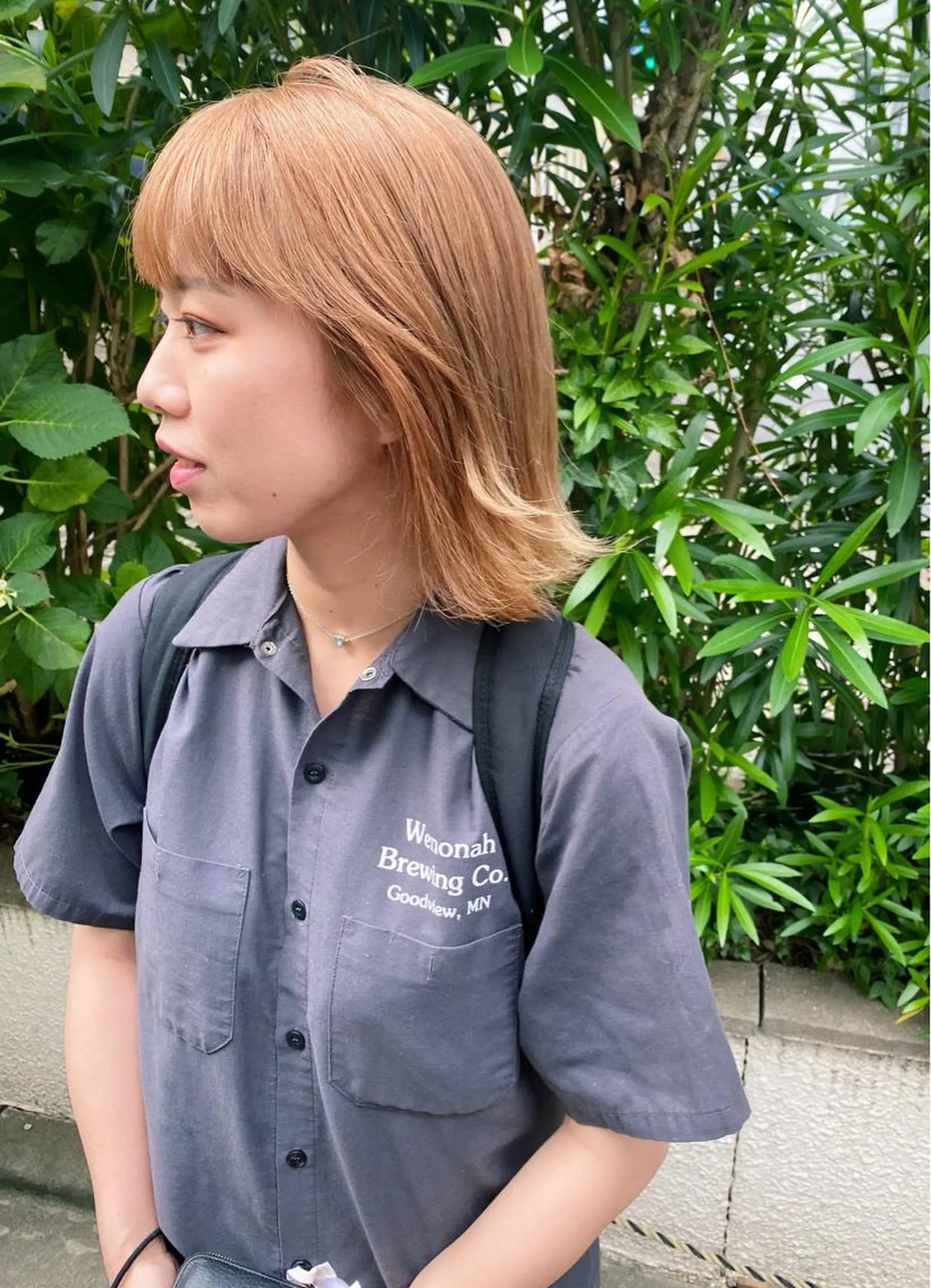 ミディアム カラー ヘアアレンジ レイヤーウルフ エクステ磯部のヘアスタイル