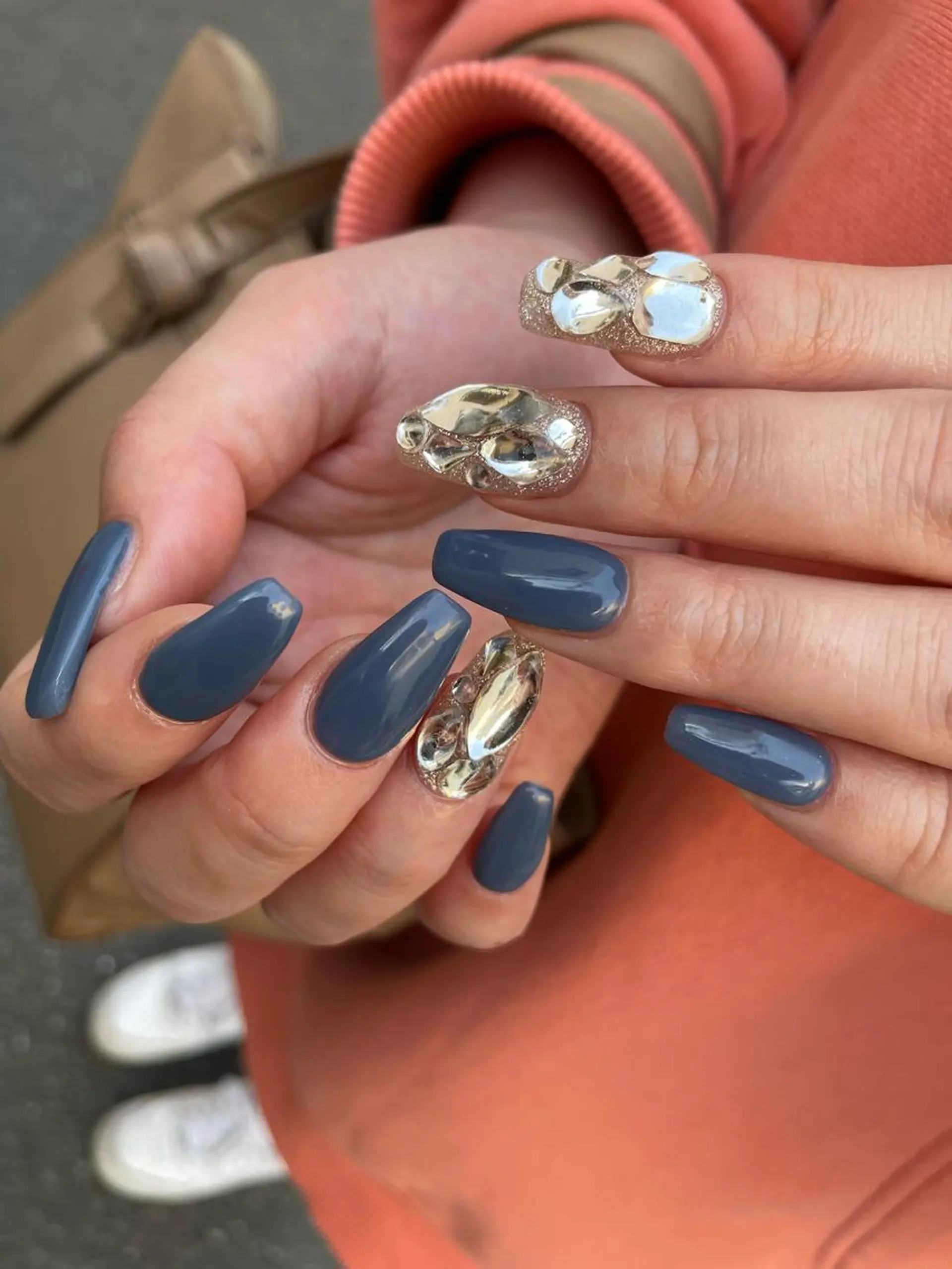 ロング カラー ヘアアレンジ キッズ ネイル マツエク・マツパ アイブロウ 福田 加奈のネイルデザイン