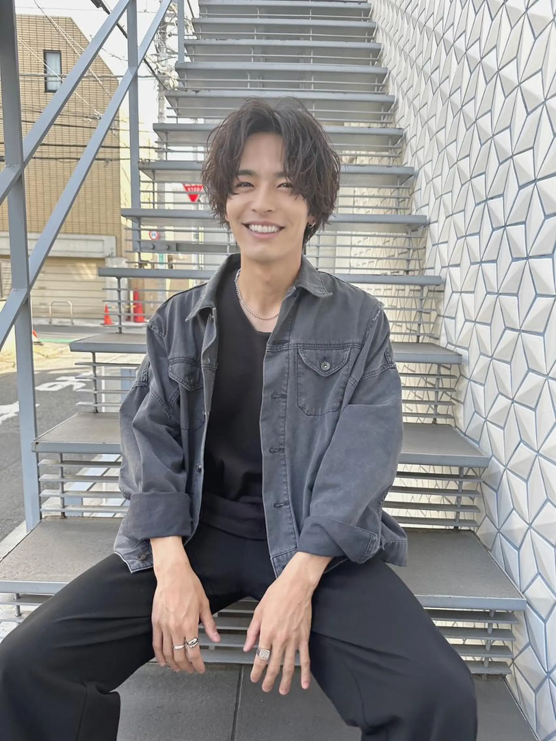 メンズ カット パーマ 🚹メンズはお任せ BLUCK🚹のヘアスタイル