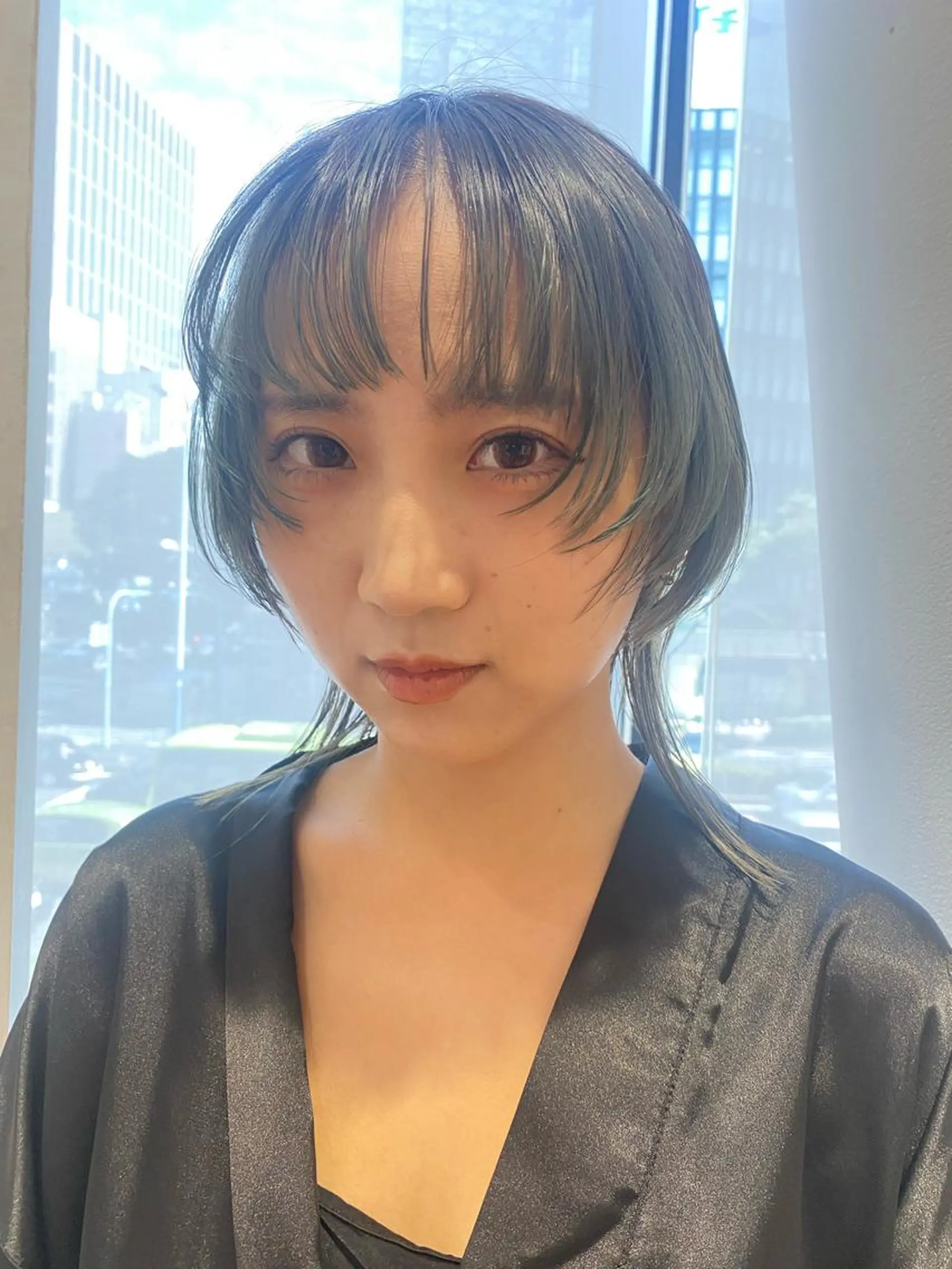 ミディアム カラー 増井 彩乃のヘアスタイル
