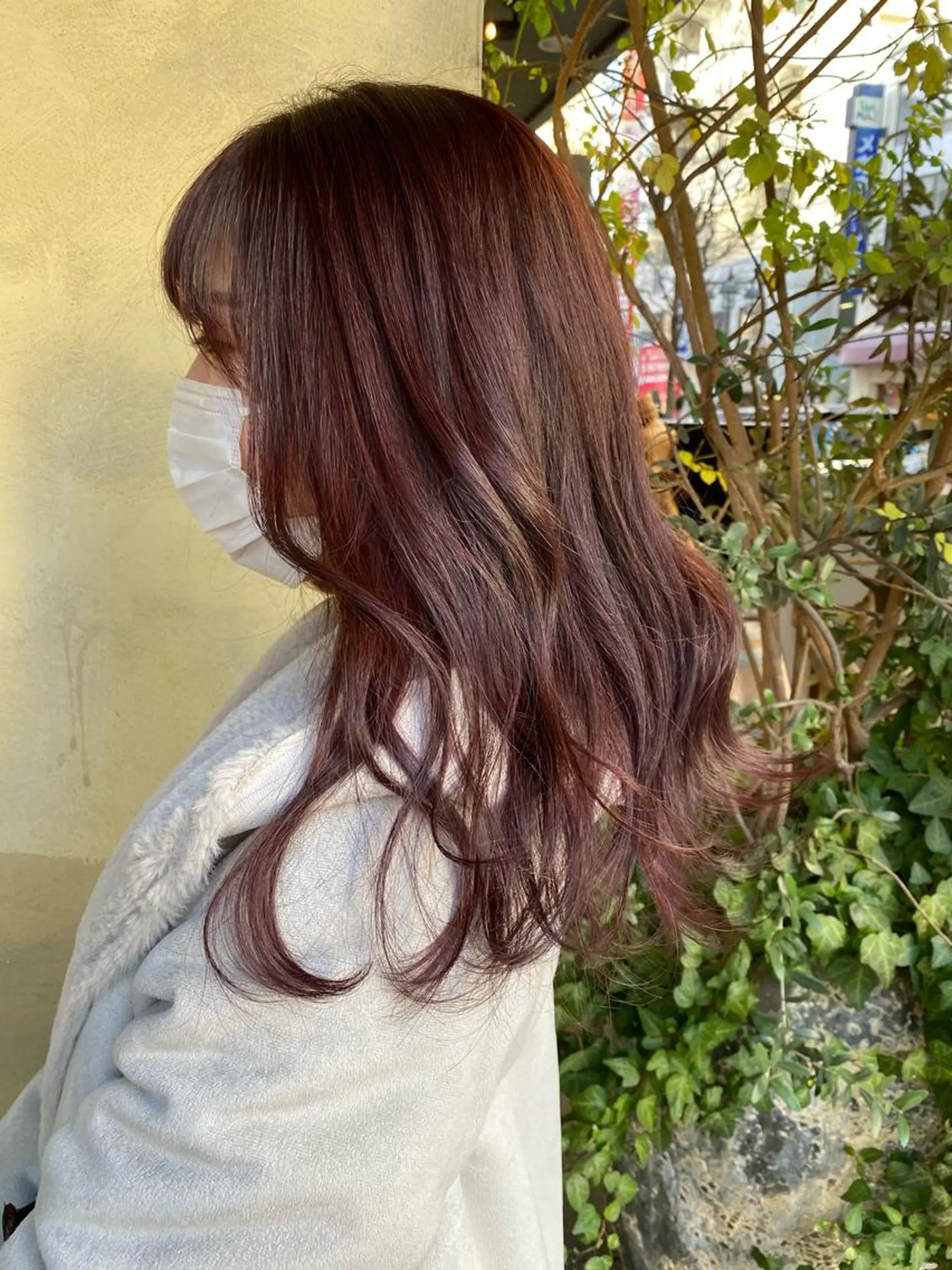 セミロング ヘアカラー hina☺︎ 髪質改善/ストレートのヘアスタイル