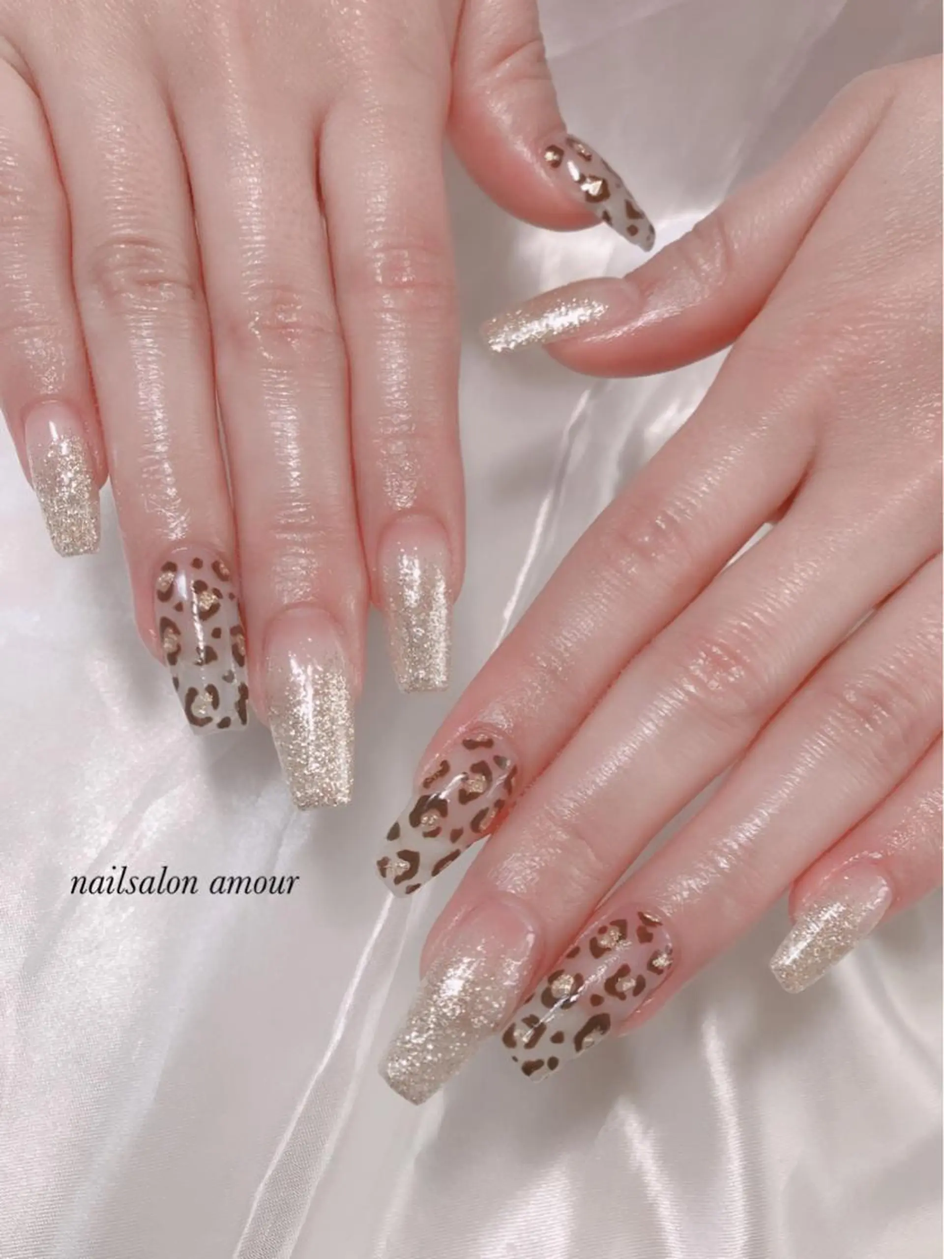 ネイル クリアネイル nailsalon ♡amour♡のネイルデザイン