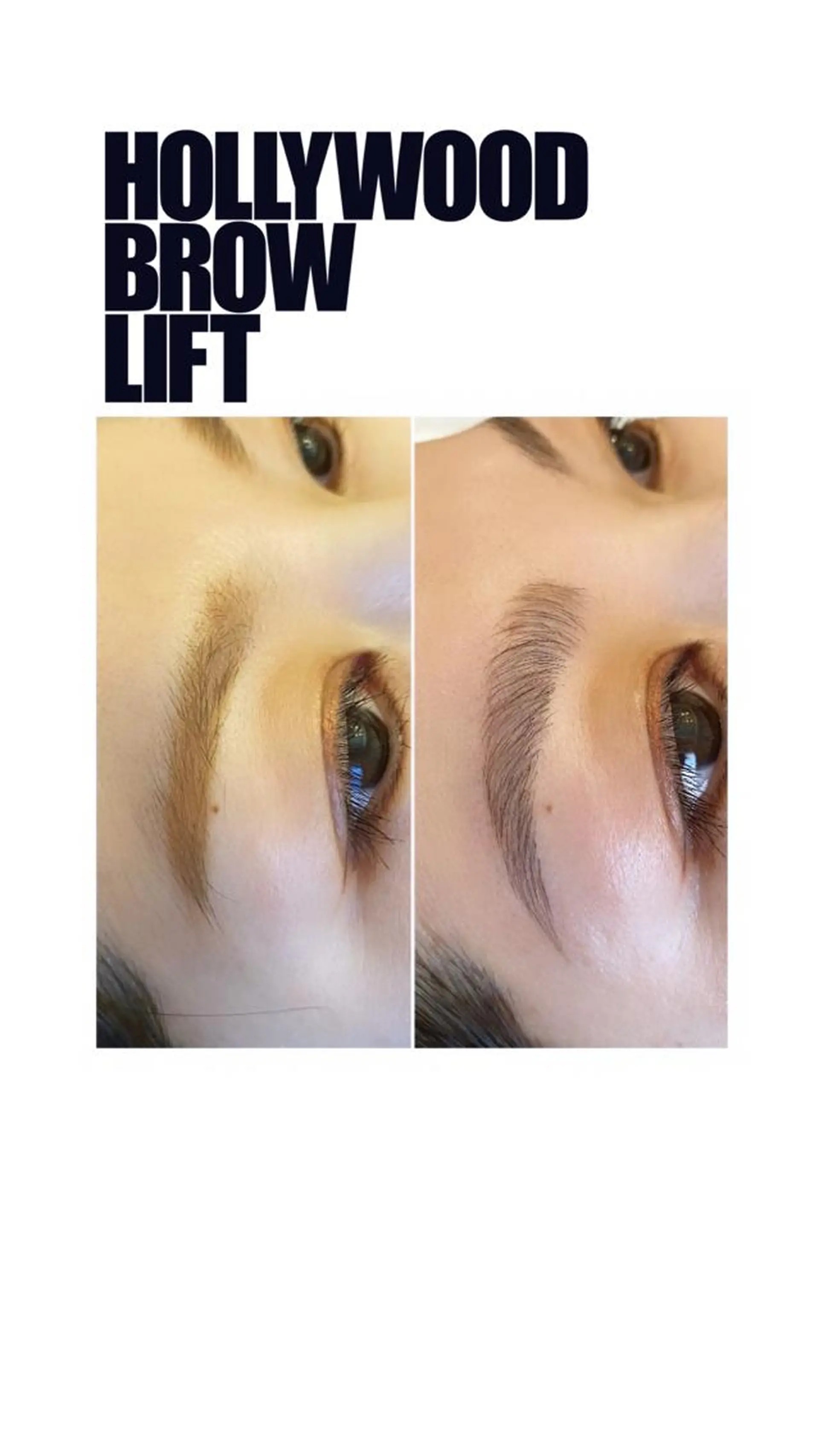 アイブロウ ハリウッドブロウリフト ワックス脱毛🌈 ESPOIRnocoのエステ・リラクイメージ