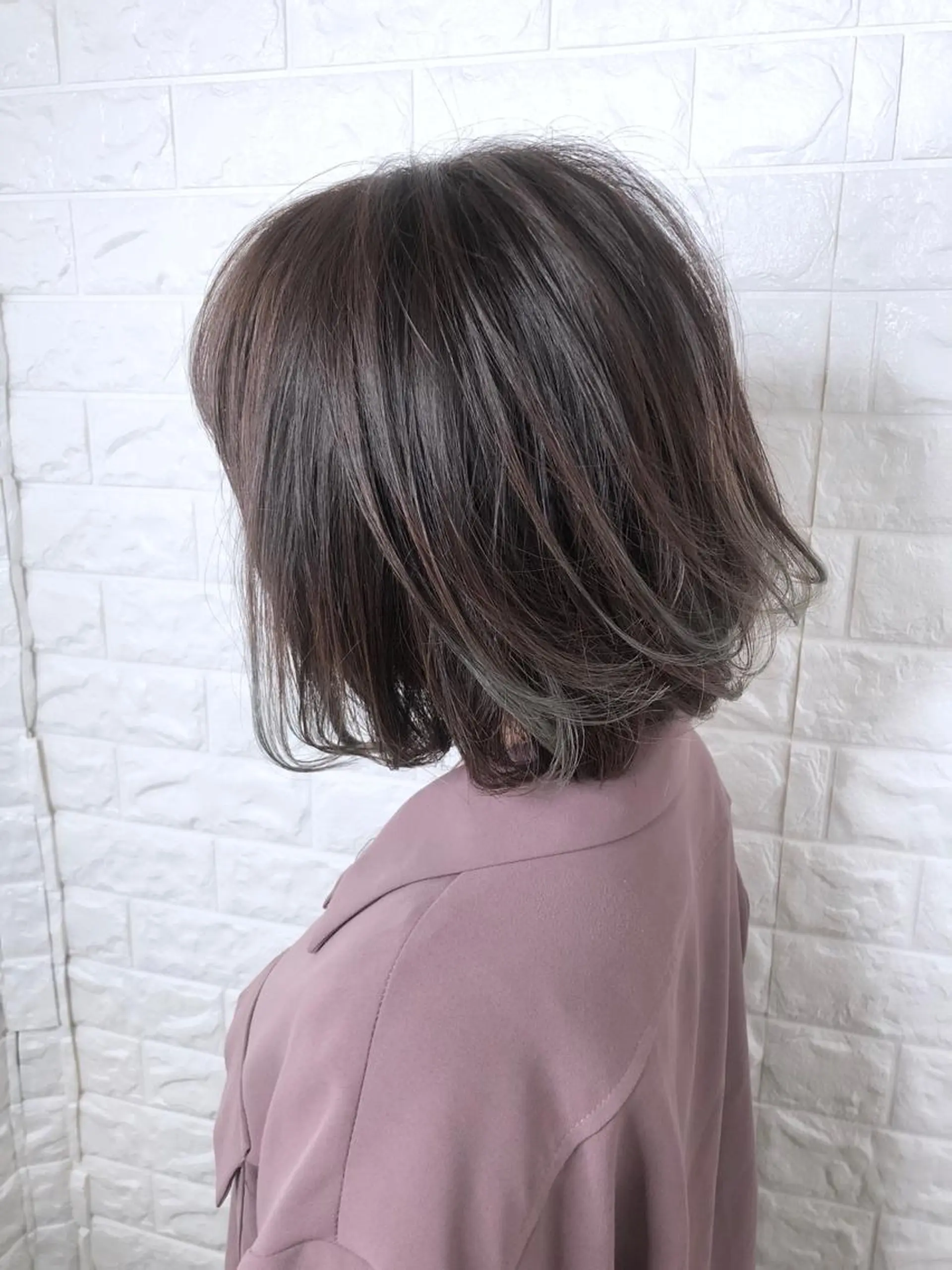 ショート ハイライト 縮毛矯正/髪質改善 主税巧一のヘアスタイル