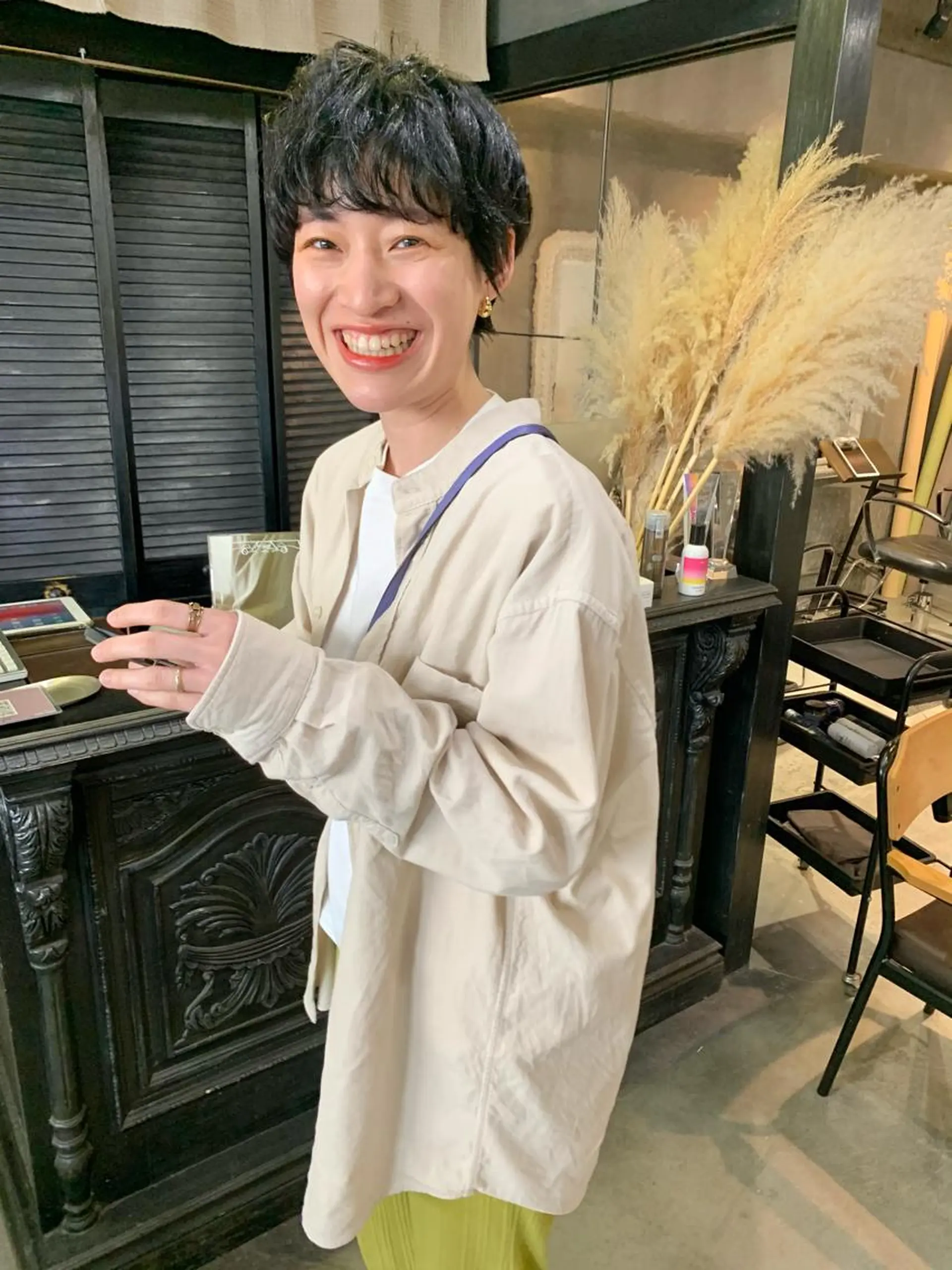 ショート カット パーマ トリートメント kvell by urban.所属・ショート・ボブ ・ウルフ✂︎IMAIのヘアスタイル