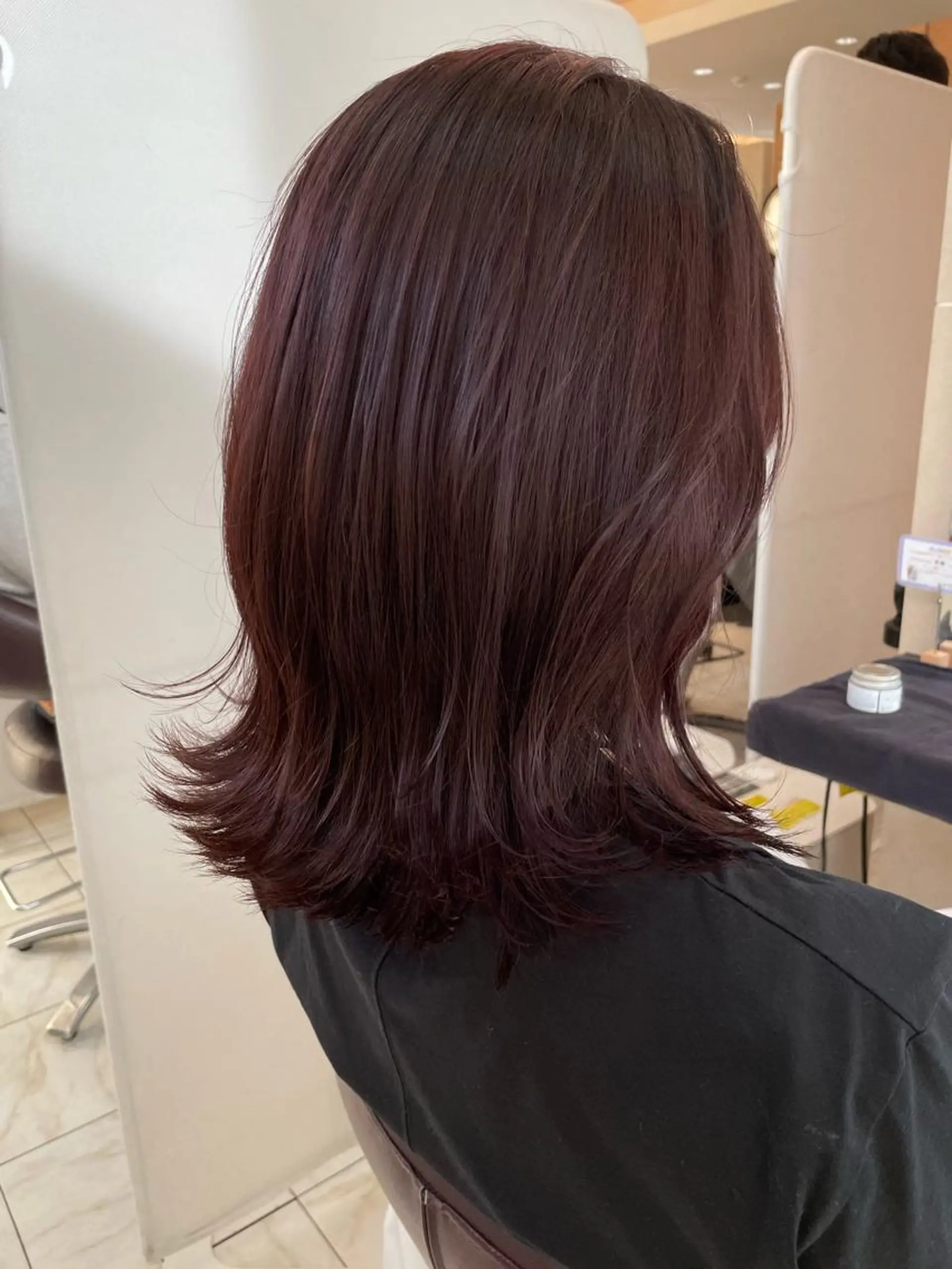 ミディアム くびれヘア ⭐️透け感カラー /齊藤容史⭐️のヘアスタイル