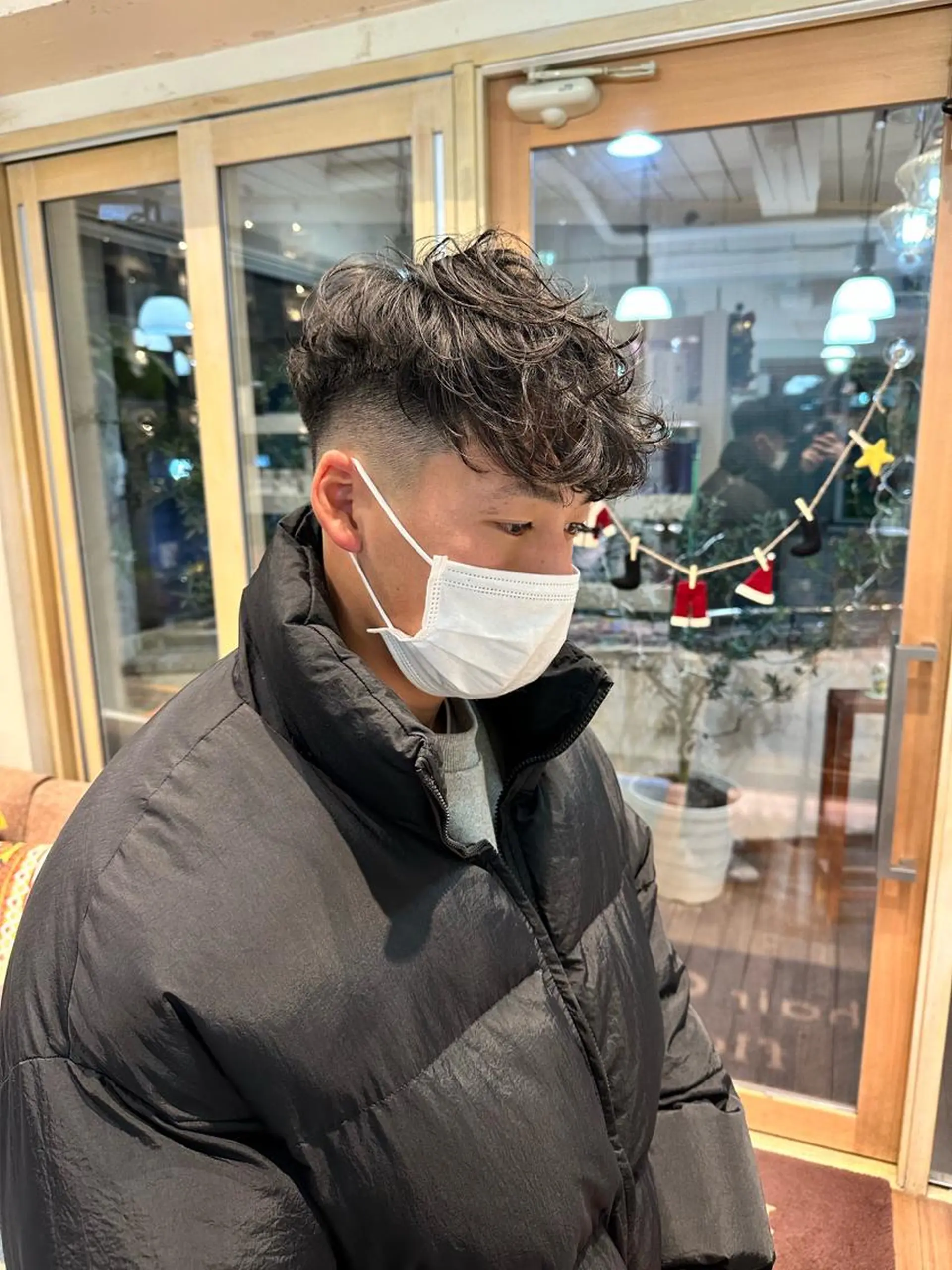 パーマ メンズ カット パーマ ハマベ イクト FLORENのヘアスタイル