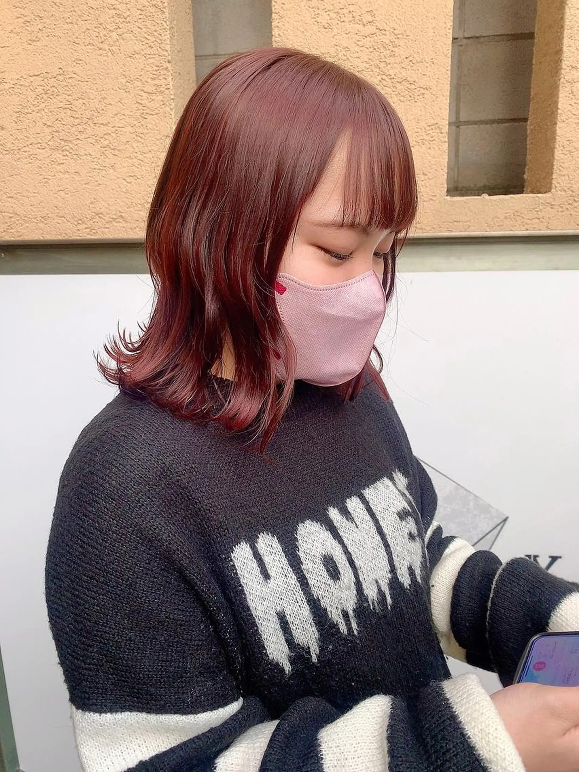 ミディアム カラー カット ヘアカラー トリートメント ブームボックス所属・🐝ハイトーンカラー hachi🐝のヘアスタイル