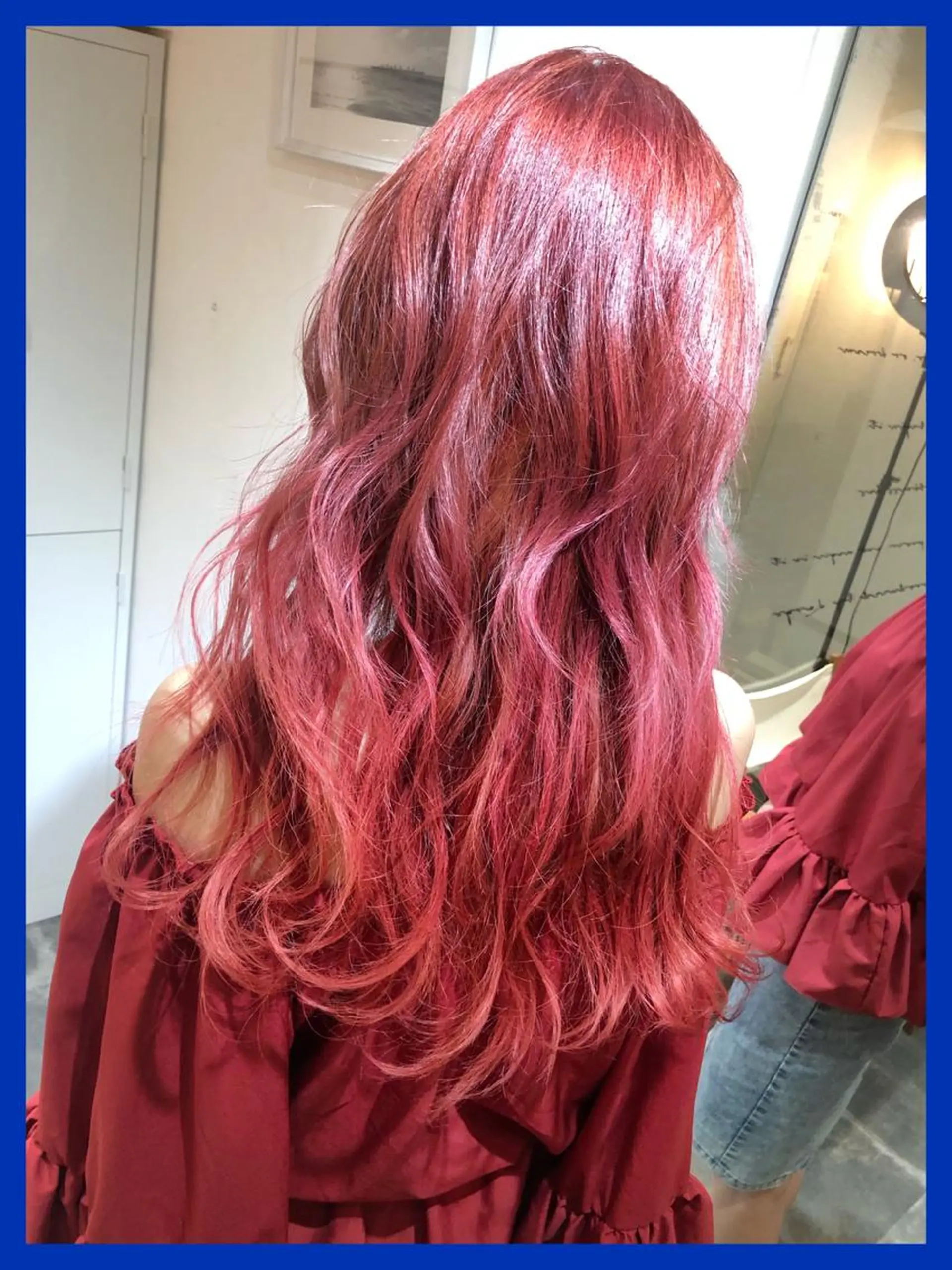 ロング カラー レイヤーカット× 髪質改善たもりのヘアスタイル