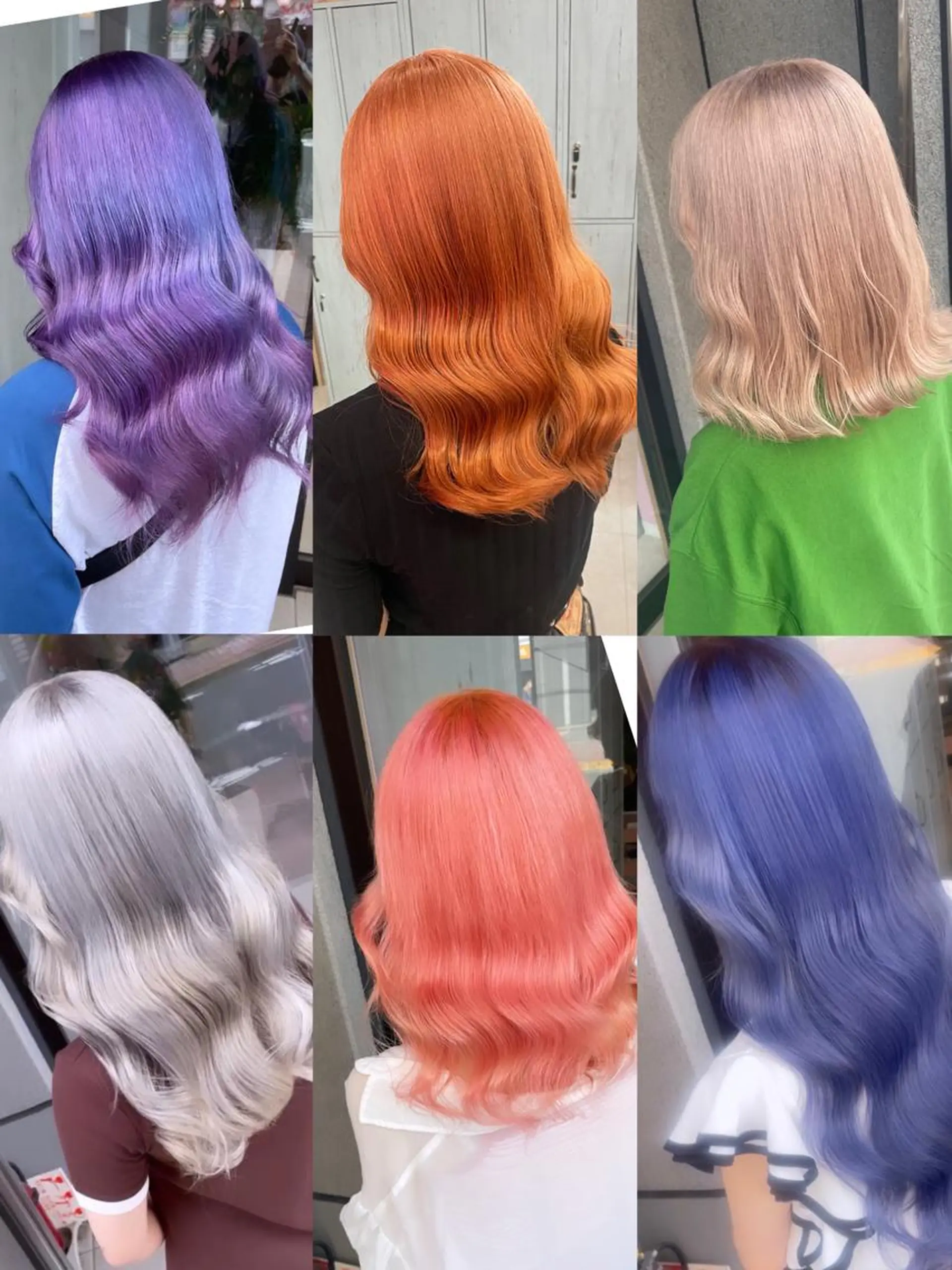 ロング カラー アッシュ アッシュグレー アッシュグレージュ バレイヤージュ ミストバング ヘアカラー トリートメント ブリーチ指名No.1 MANATO🎨🌈のヘアスタイル