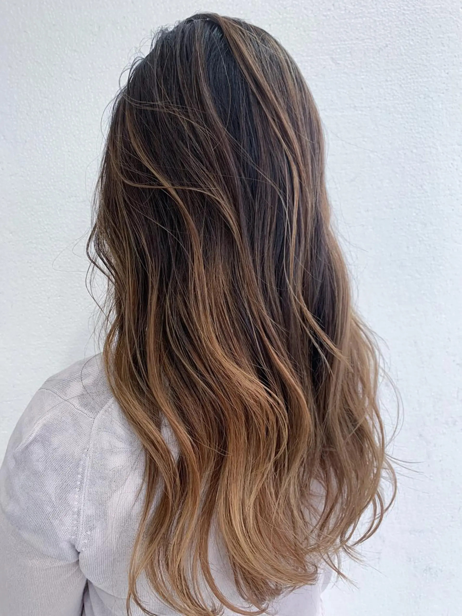 ロング カラー ハッシュカット/四条 烏丸/寺本弘樹のヘアスタイル