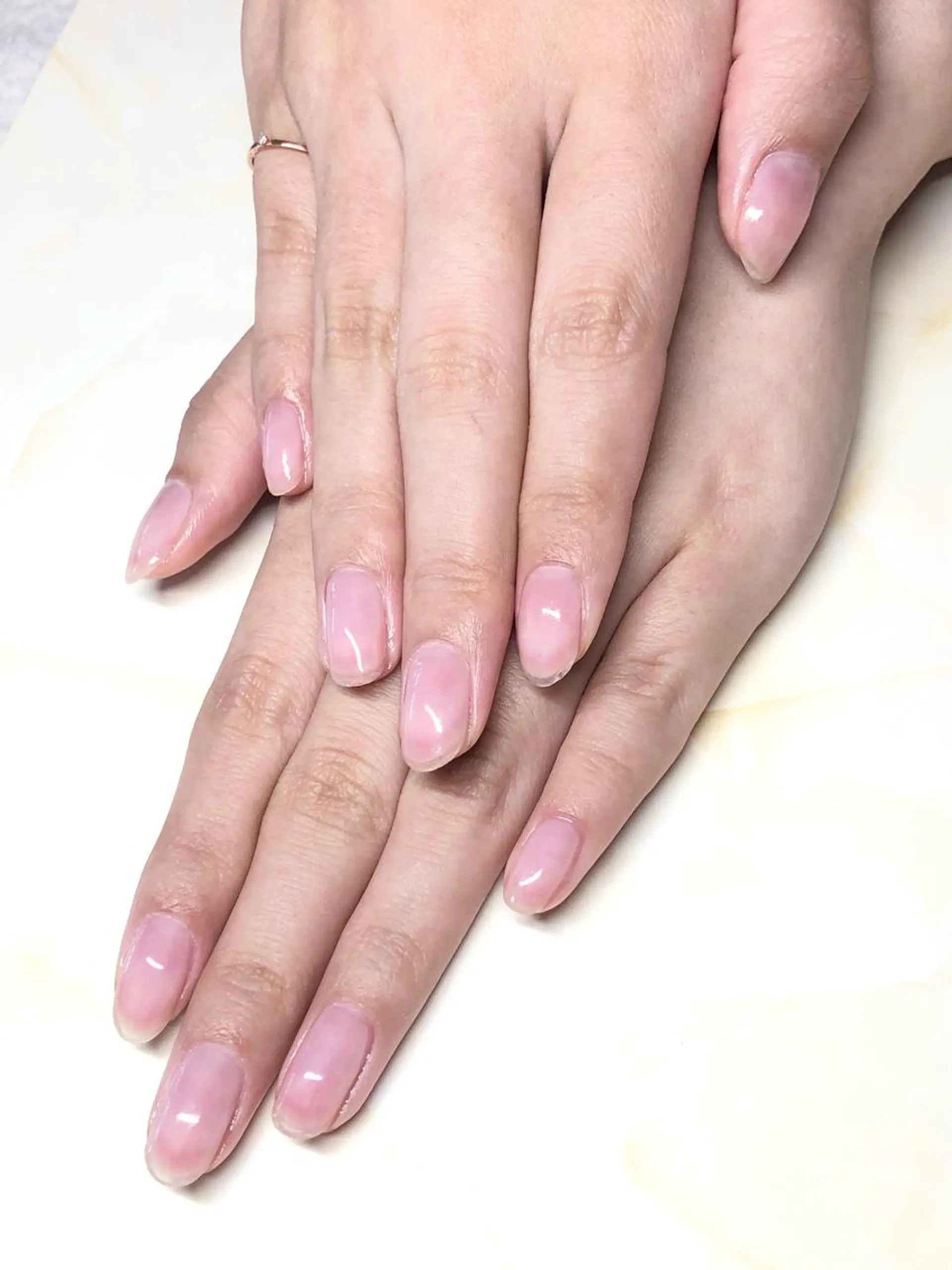 ネイル クリアネイル Mirei NAIL 金児のネイルデザイン