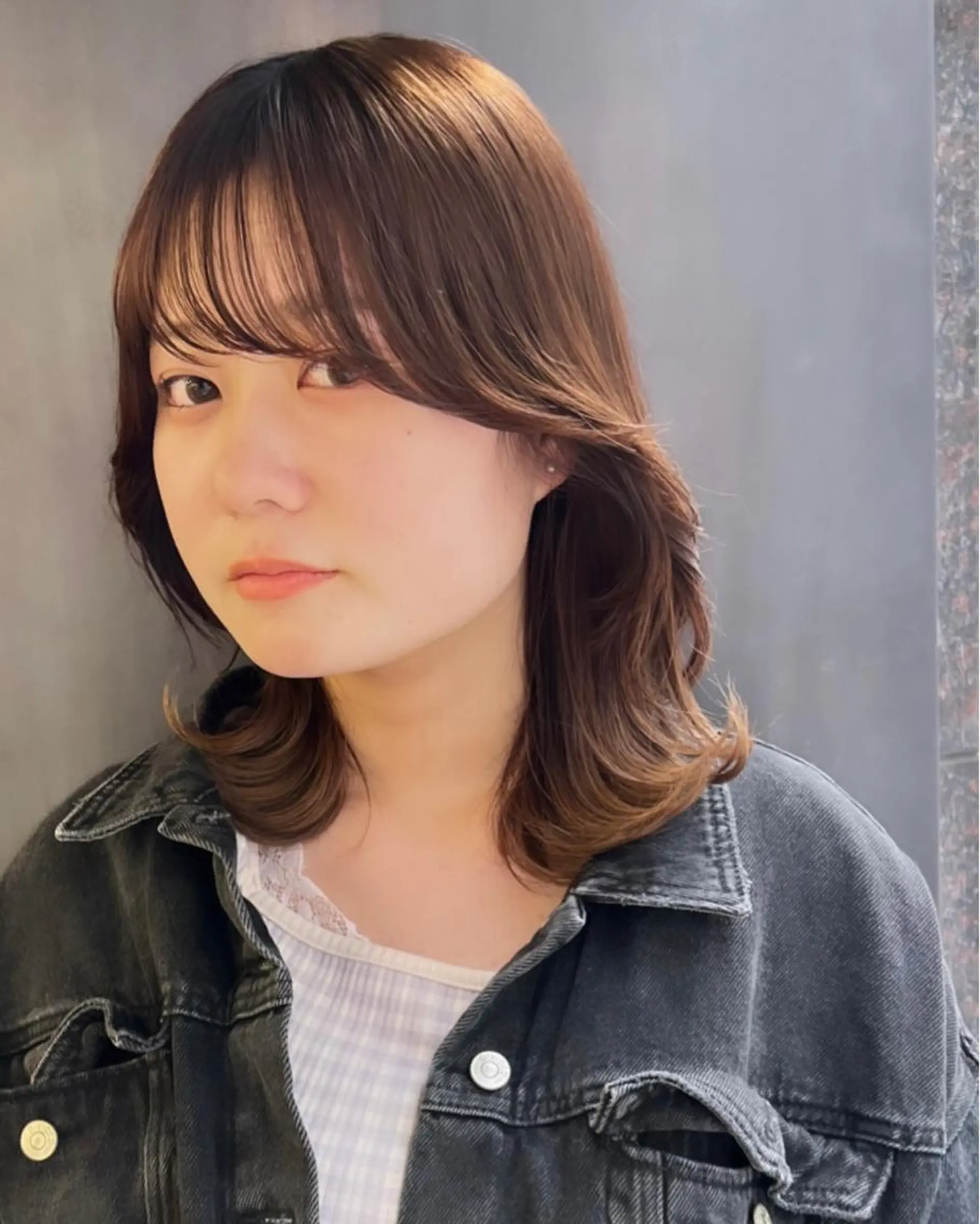 ミディアム カット ヘアカラー トリートメント カラー系/カット特化 🟠オオタキマサシのヘアスタイル