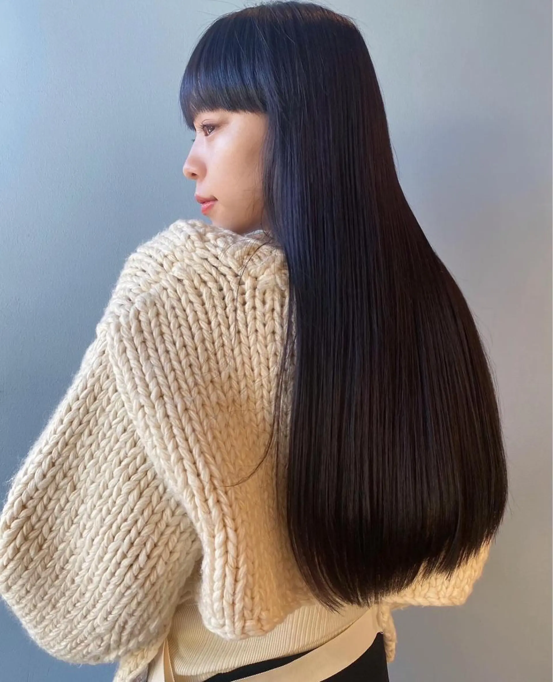 ロング トリートメント ボブ／レイヤー／艶 🦕risa  森下のヘアスタイル